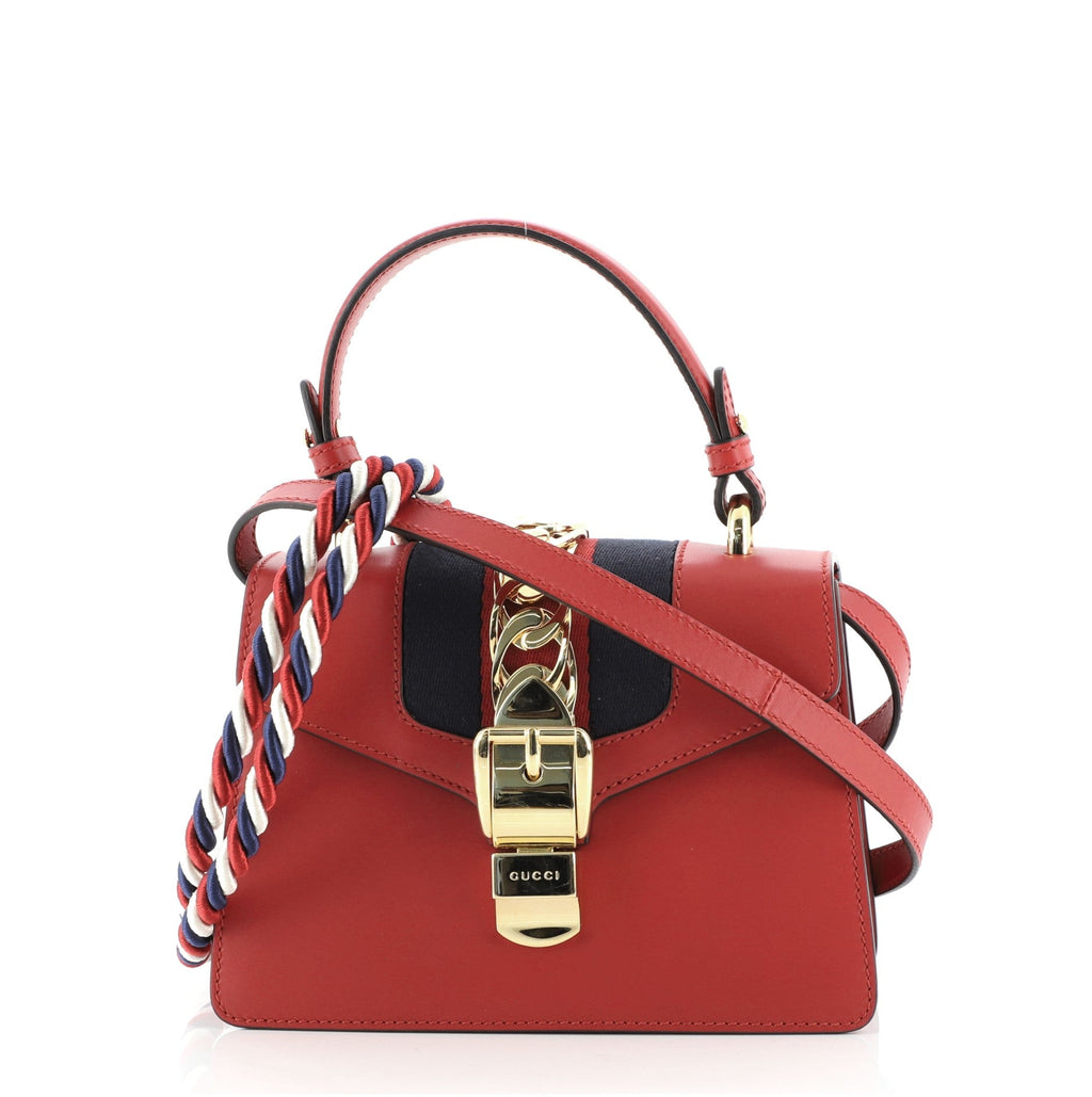 Sylvie Top Handle Bag Leather Mini