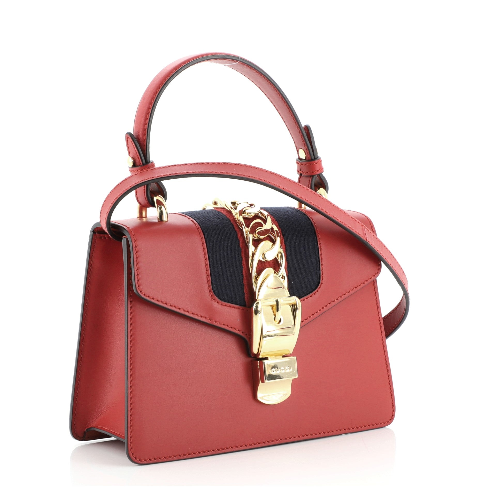 Sylvie Top Handle Bag Leather Mini