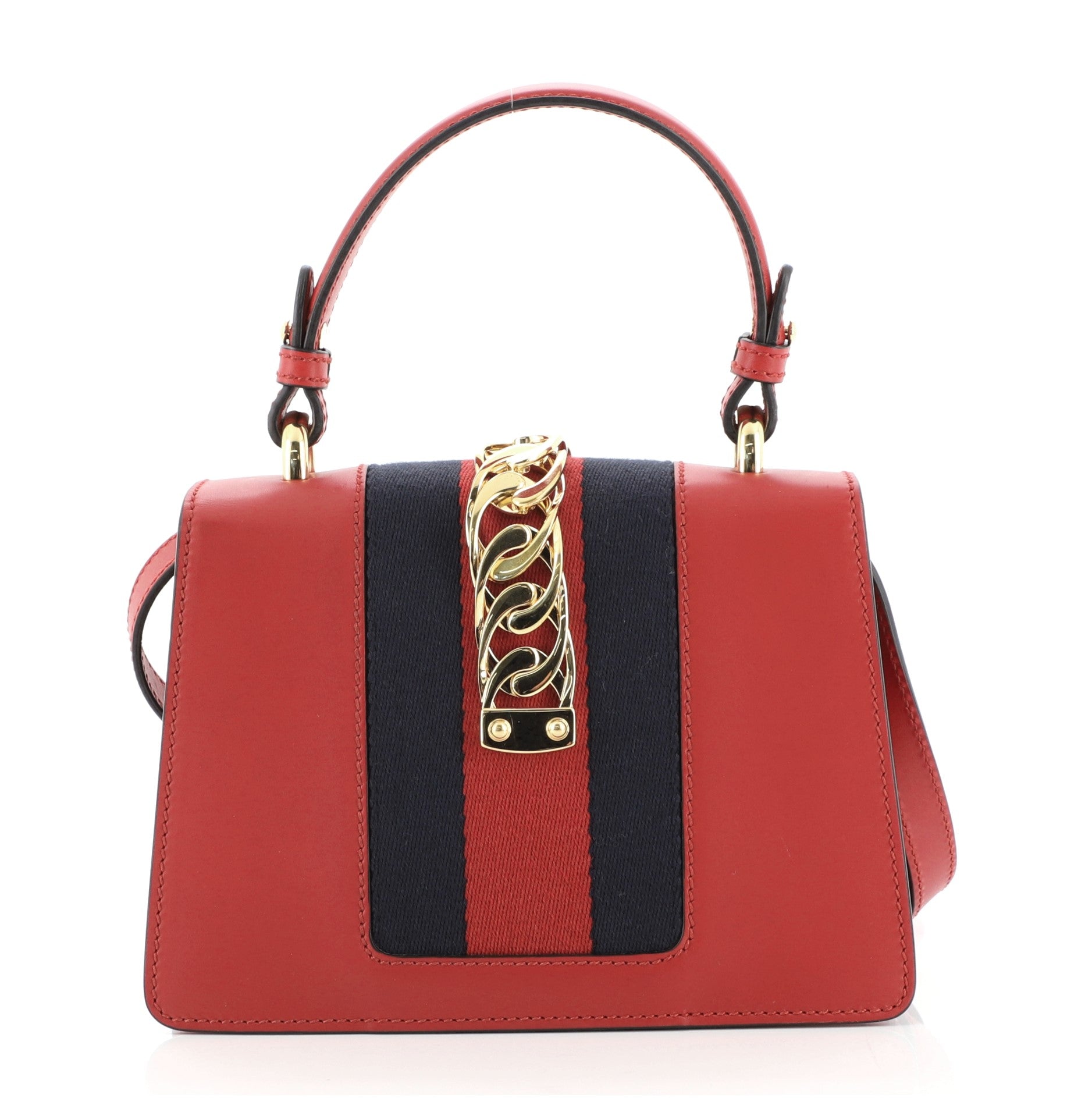 Sylvie Top Handle Bag Leather Mini