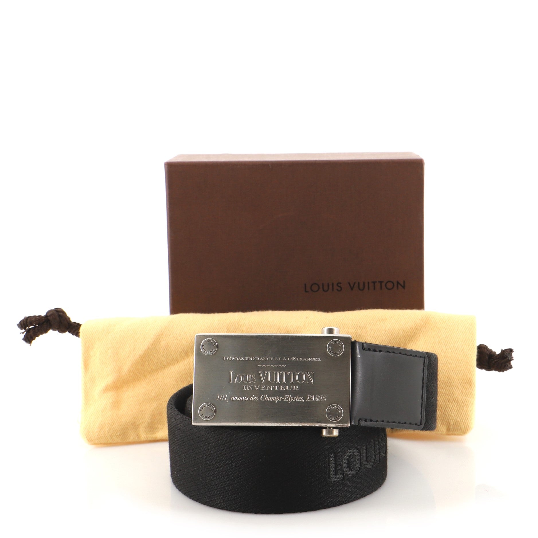 Bengale Belt Metal and Canvas 85