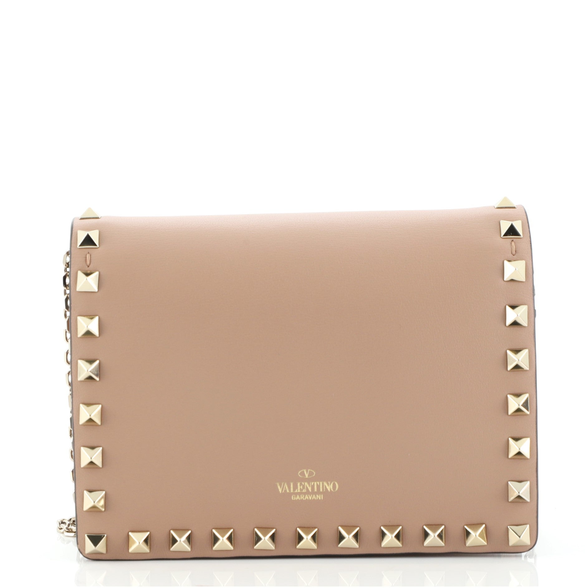 Rockstud Pouch Crossbody Bag Leather Mini