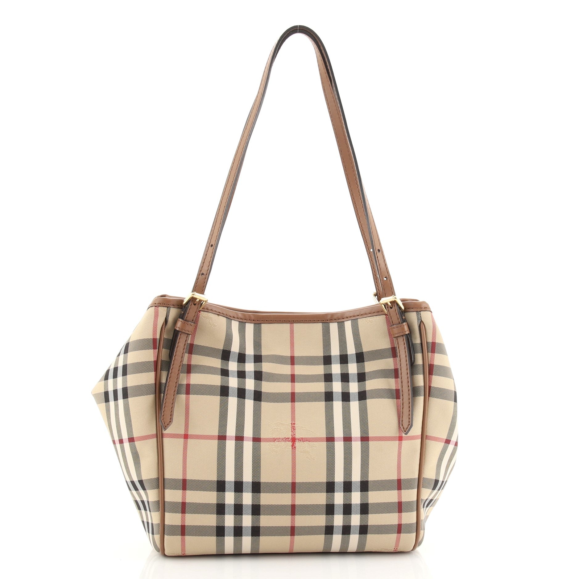 Canterbury Tote Horseferry Check Canvas Mini