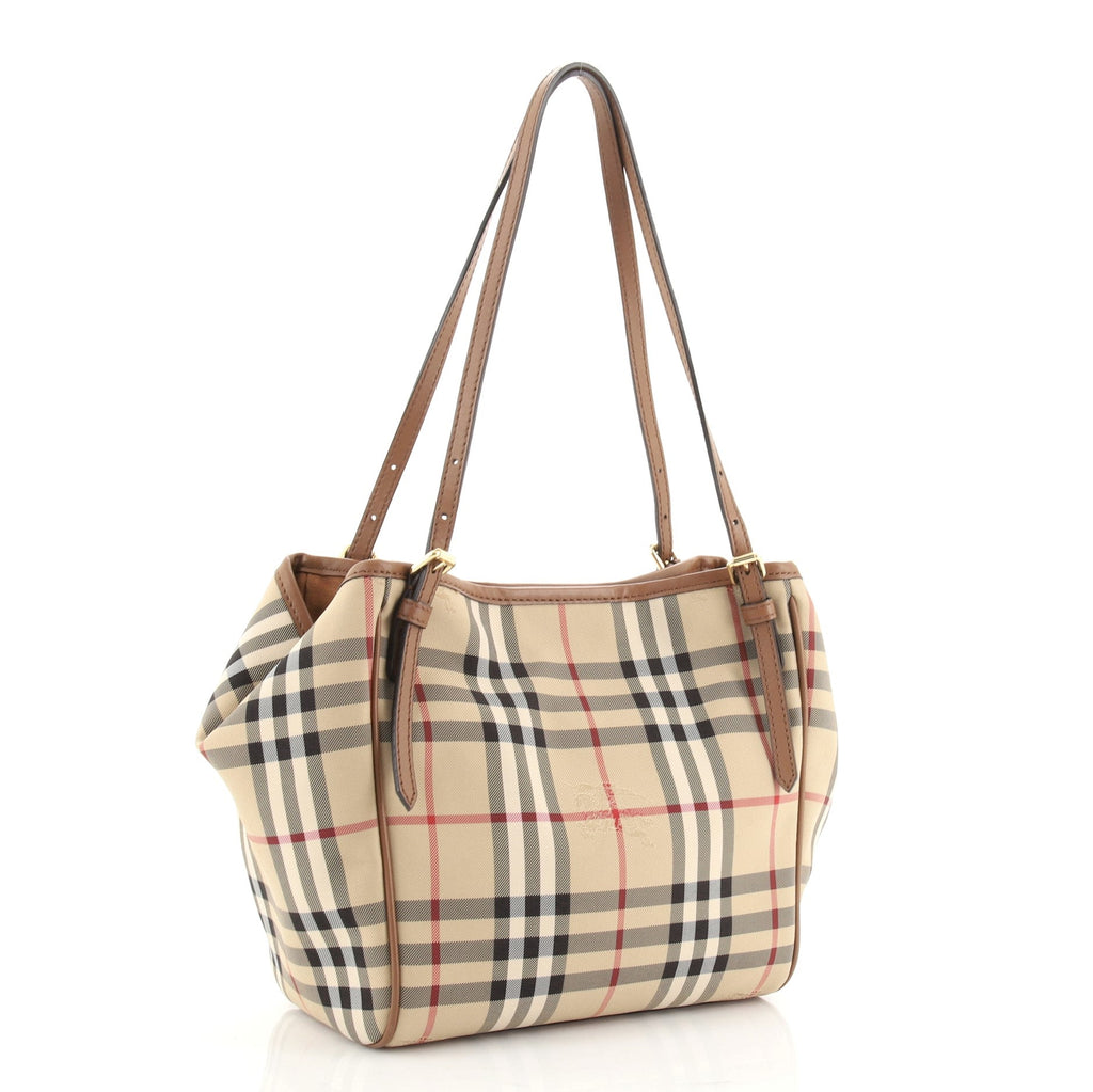 Canterbury Tote Horseferry Check Canvas Mini