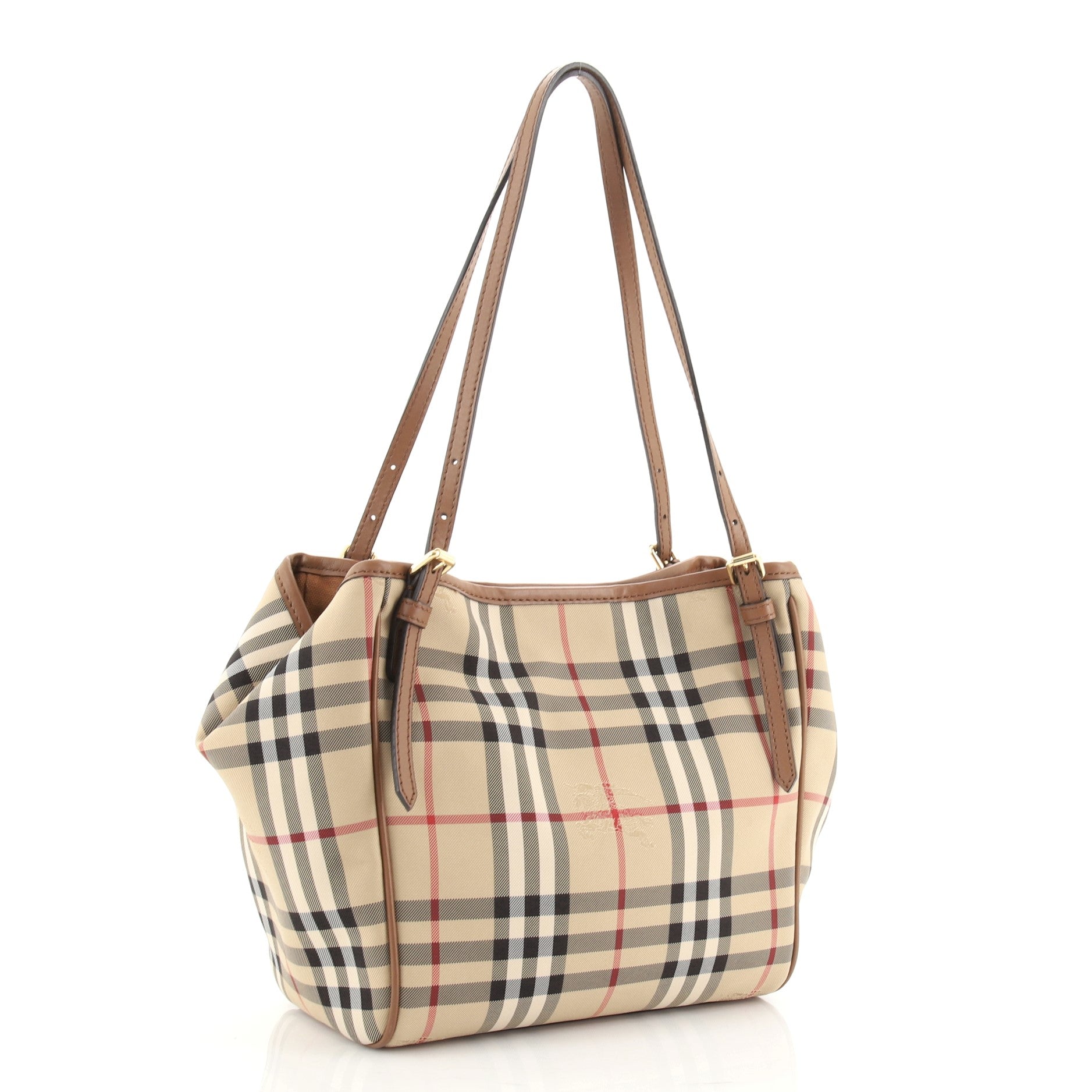 Canterbury Tote Horseferry Check Canvas Mini