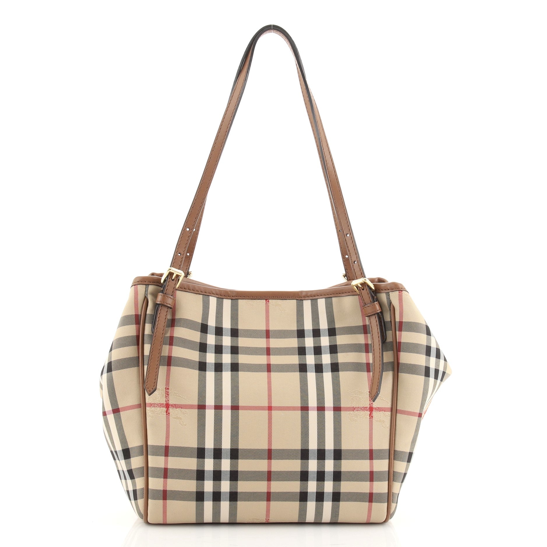 Canterbury Tote Horseferry Check Canvas Mini