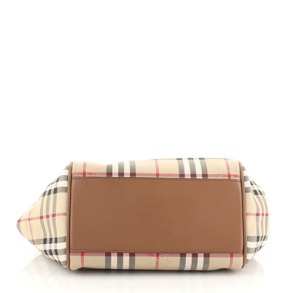 Canterbury Tote Horseferry Check Canvas Mini