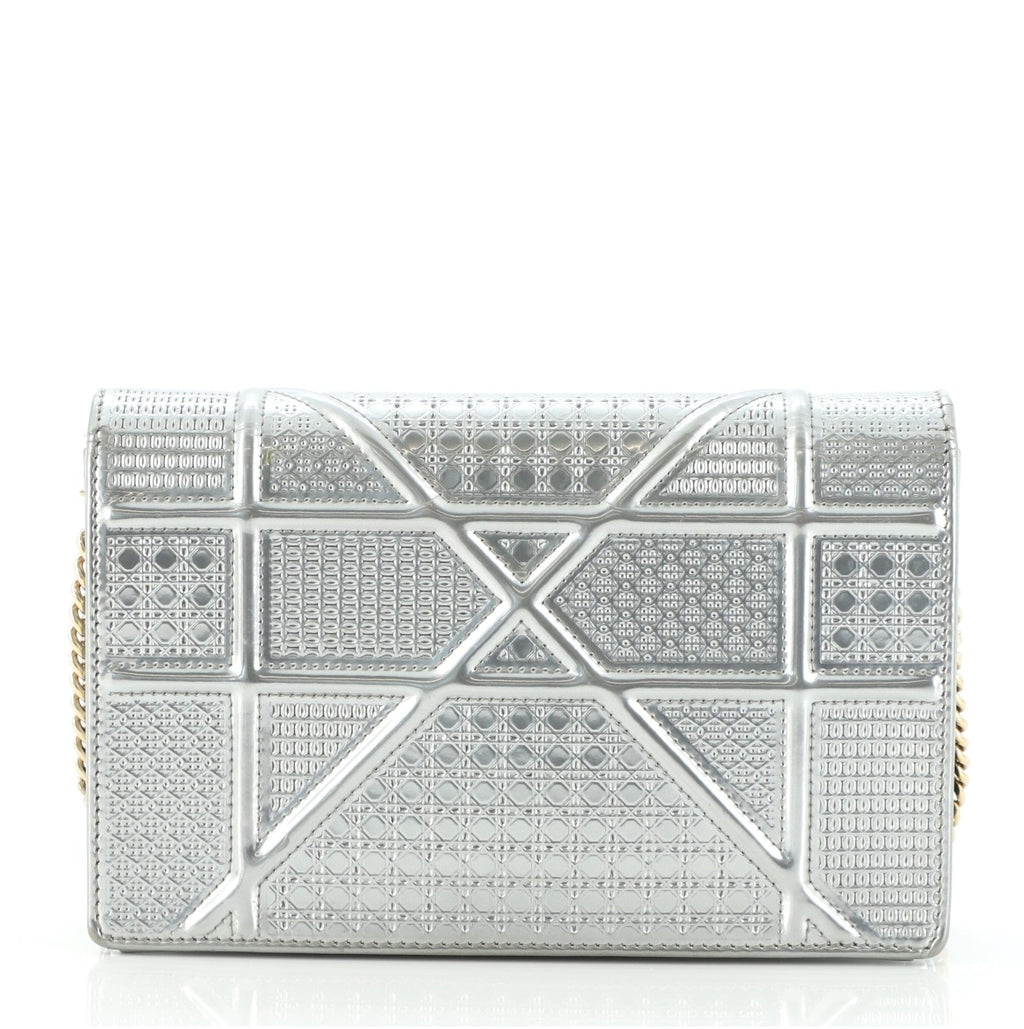 Diorama Flap Bag Cannage Embossed Calfskin Mini