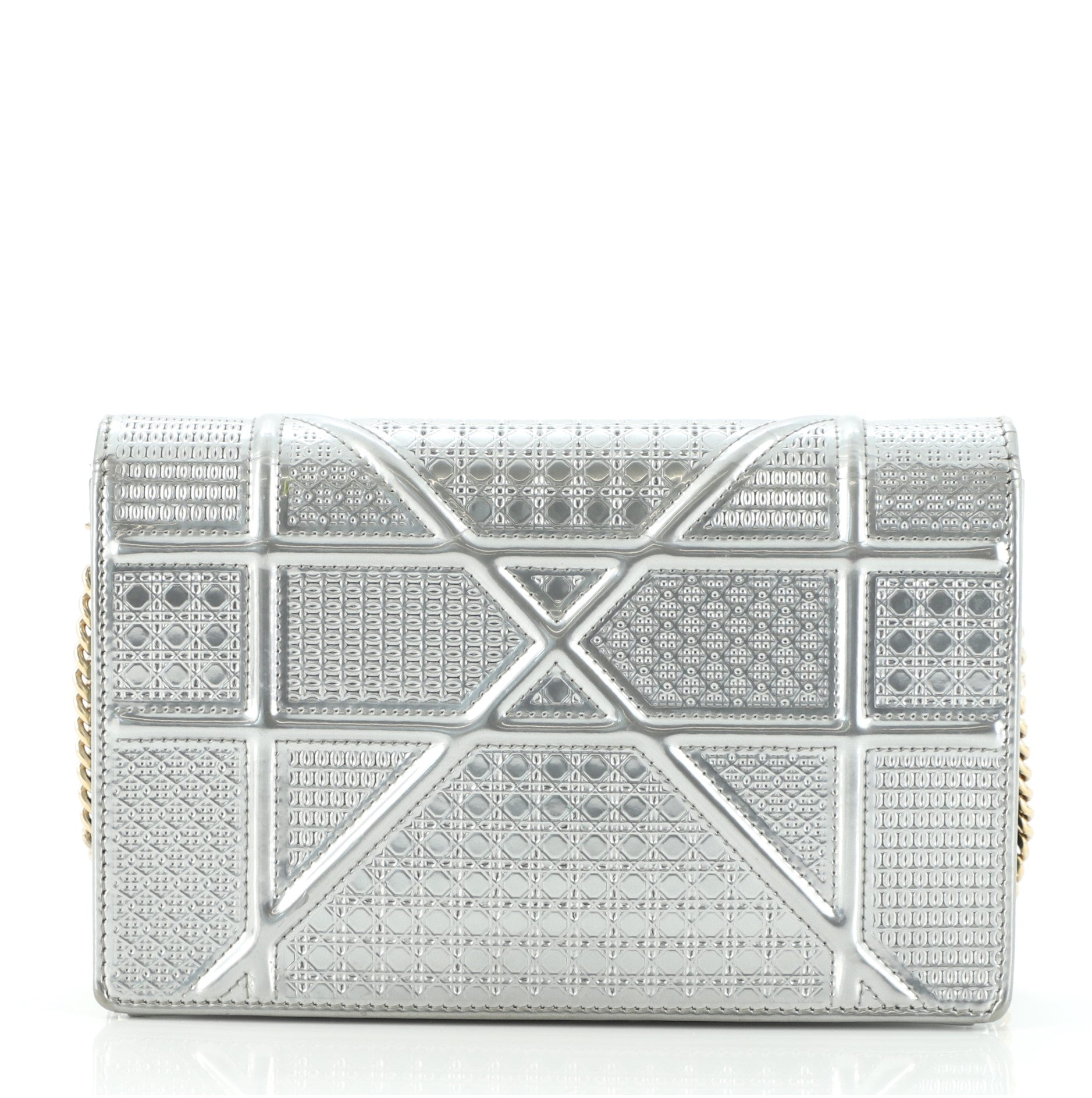 Diorama Flap Bag Cannage Embossed Calfskin Mini