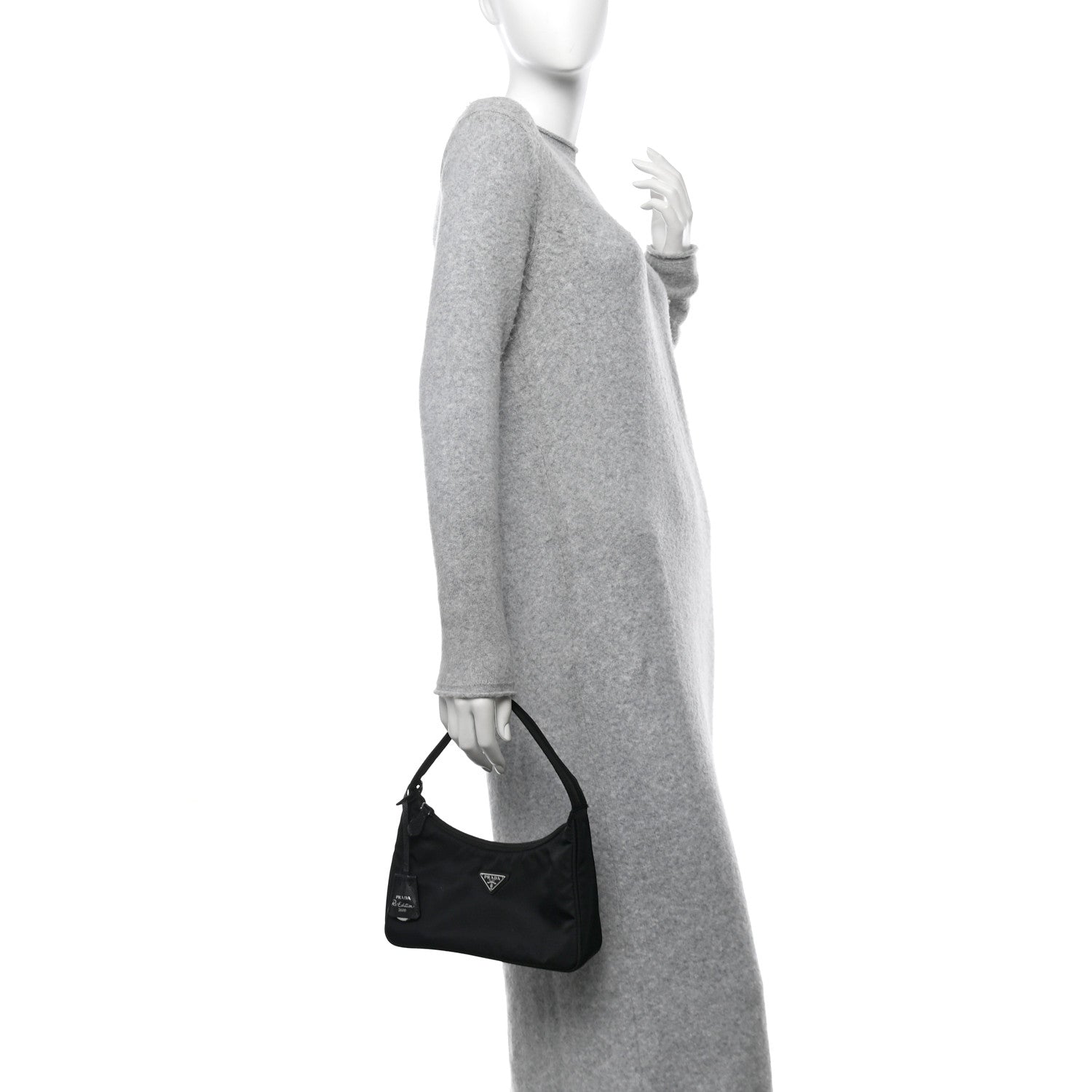 Tessuto Nylon Mini Re-Edition 2000 Bag Black