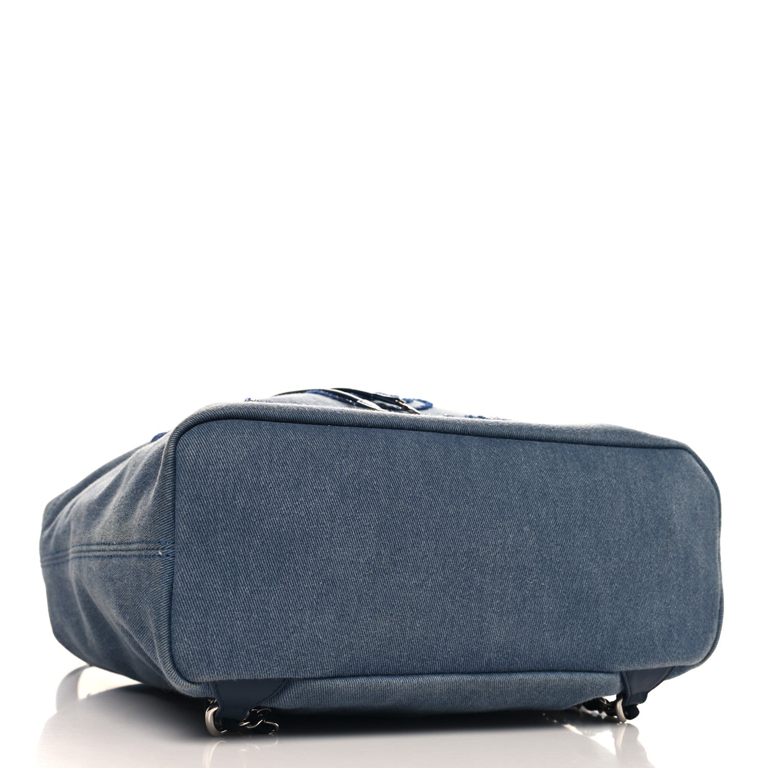 Canvas Sequin Large Deauville Backpack Navy