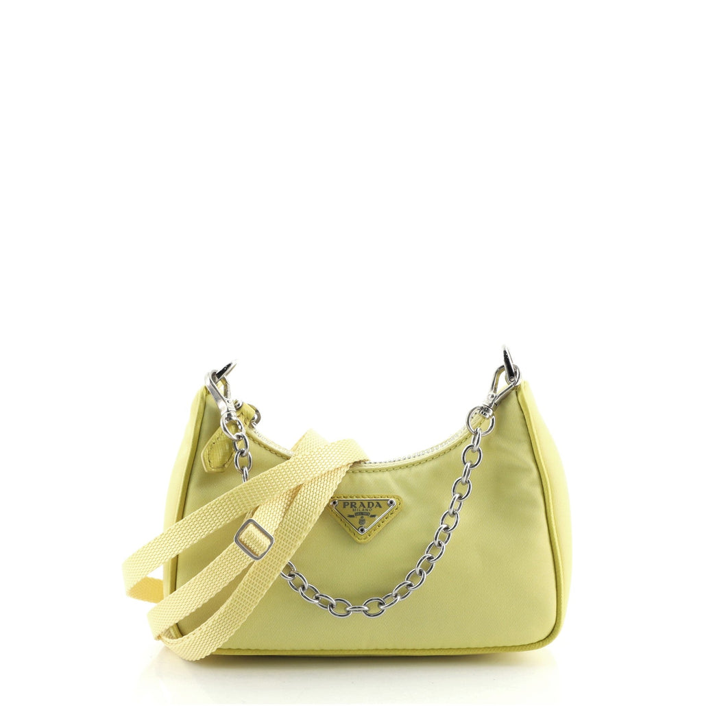 Re-Edition Shoulder Bag Tessuto Mini