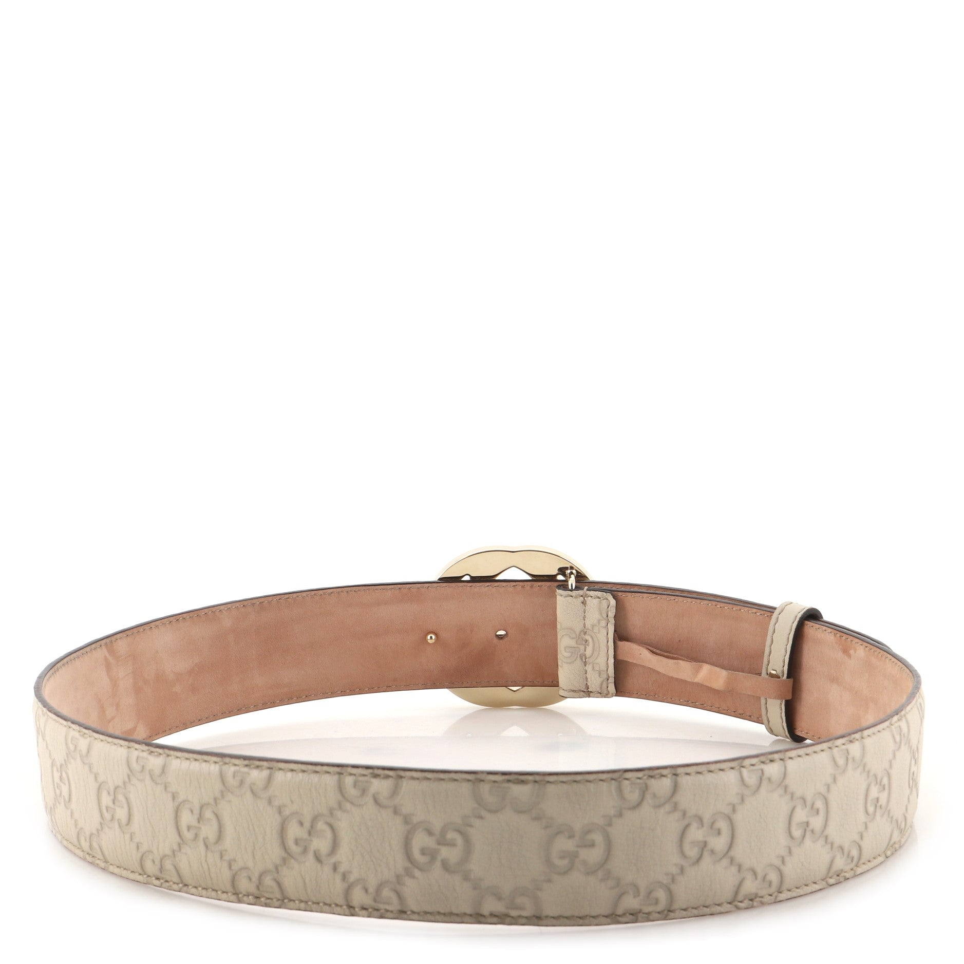 Interlocking G Belt Guccissima Leather Wide 85