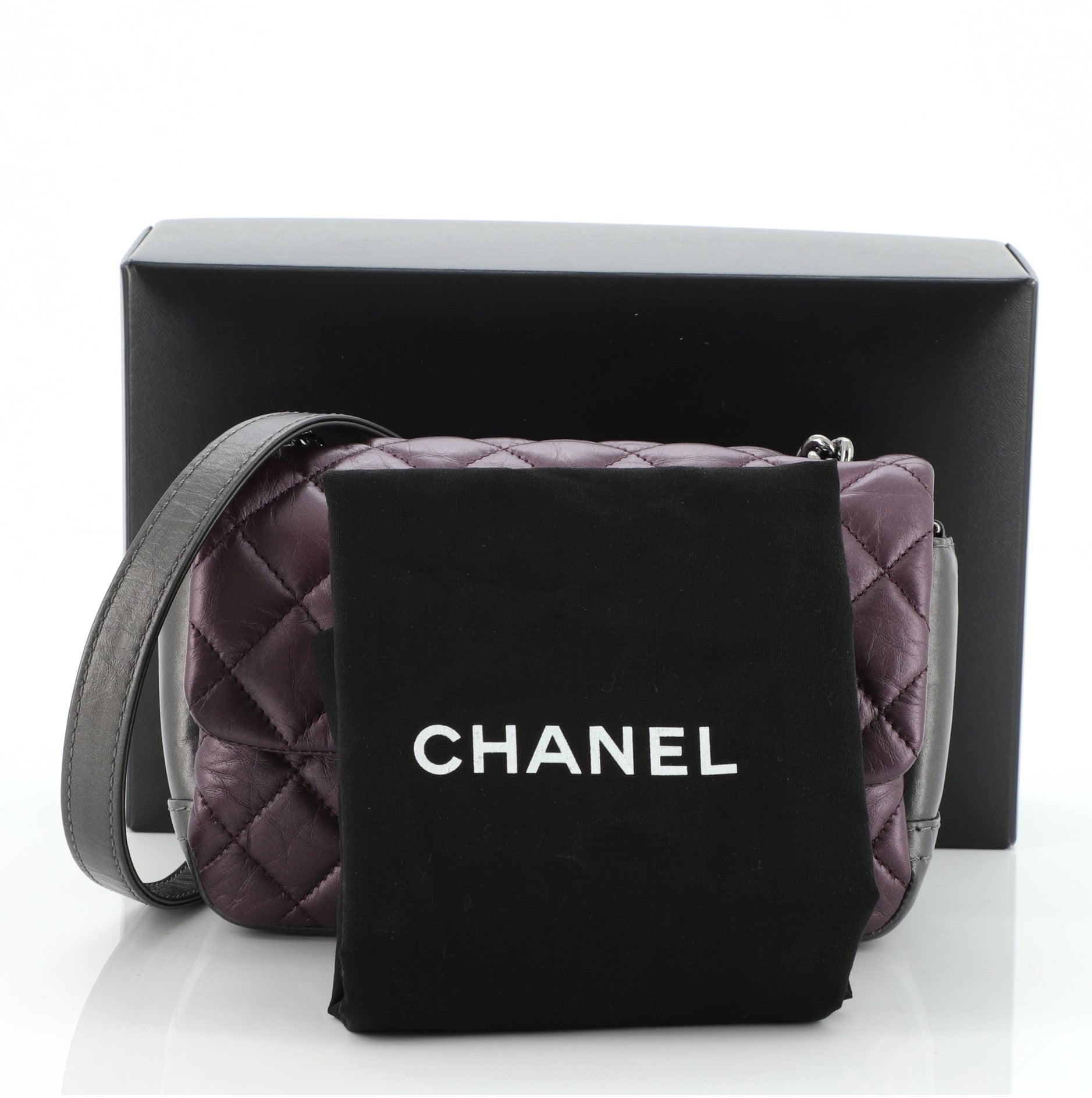 Lady Pearly Flap Bag Quilted Calfskin Mini