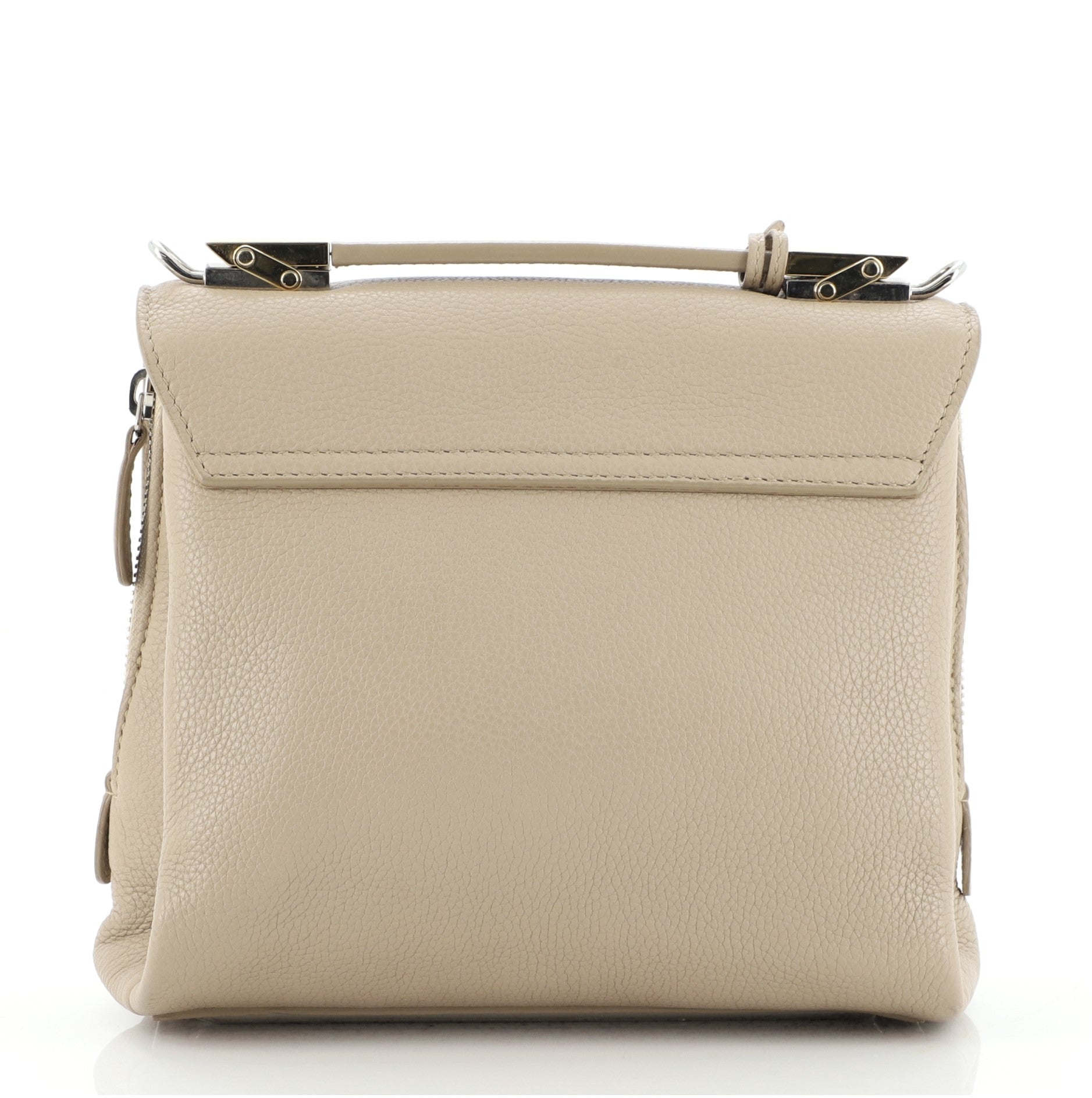 Le Dix Soft Cartable Top Handle Bag Leather Mini