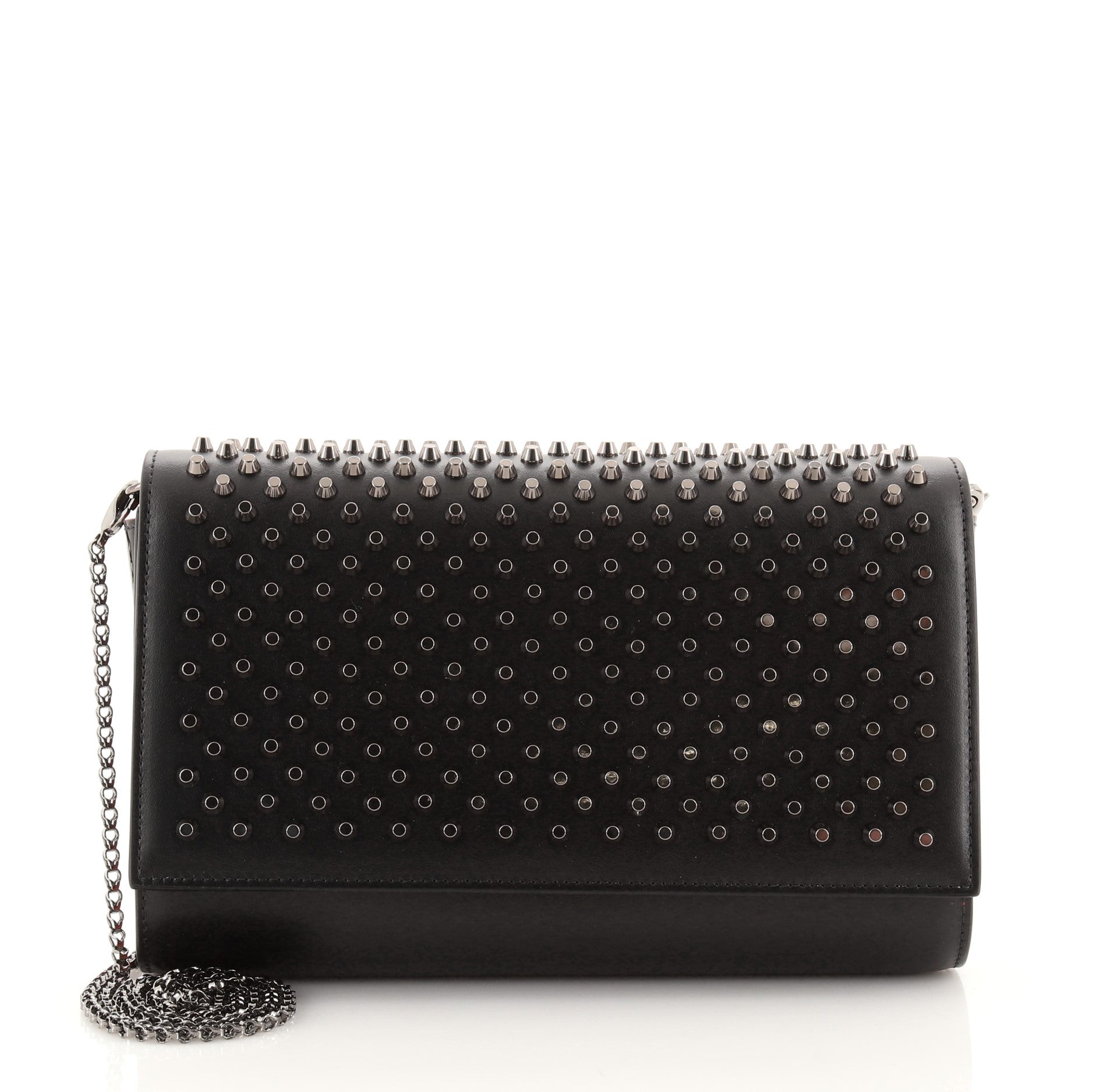Paloma Clutch Spiked Leather