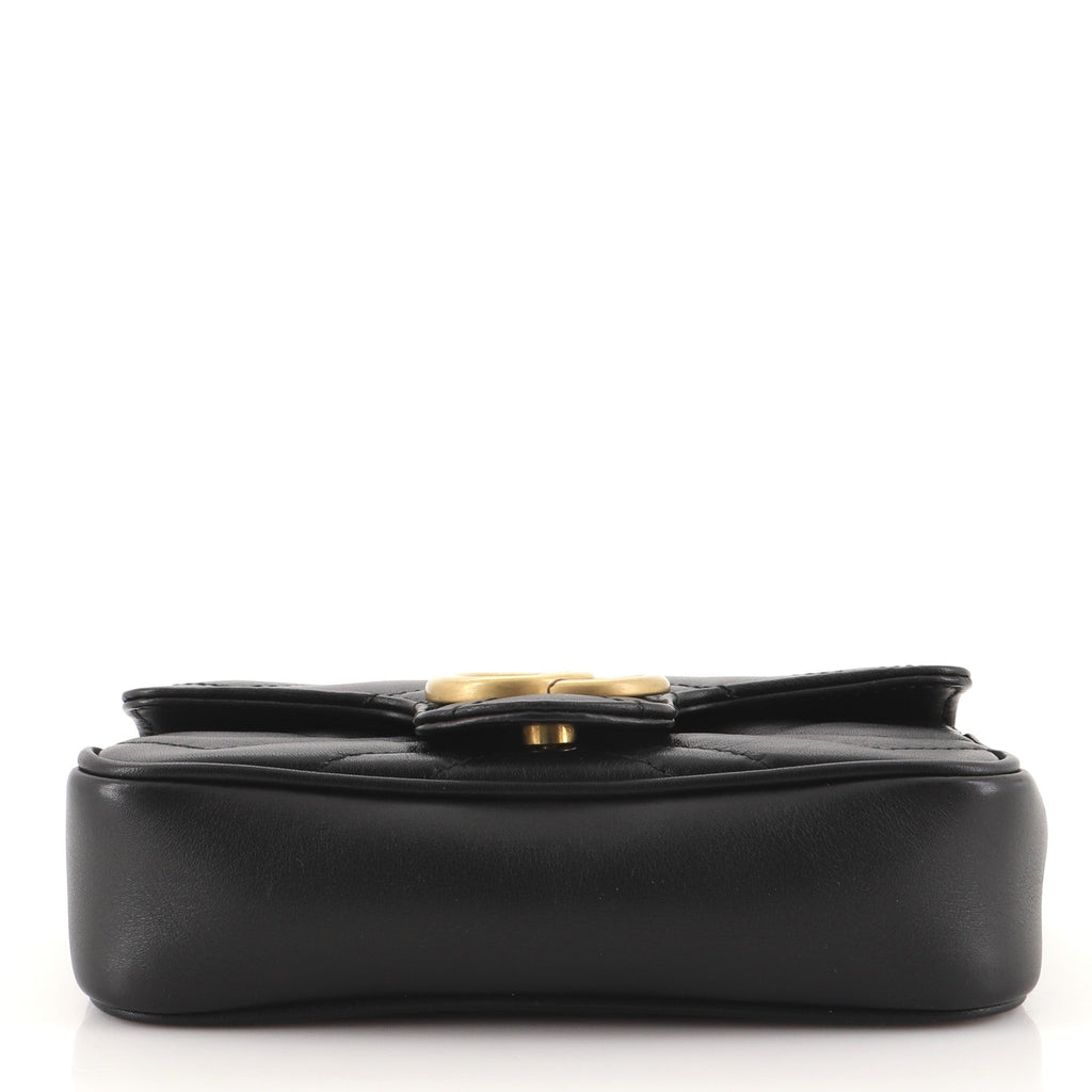 GG Marmont Flap Bag Matelasse Leather Super Mini