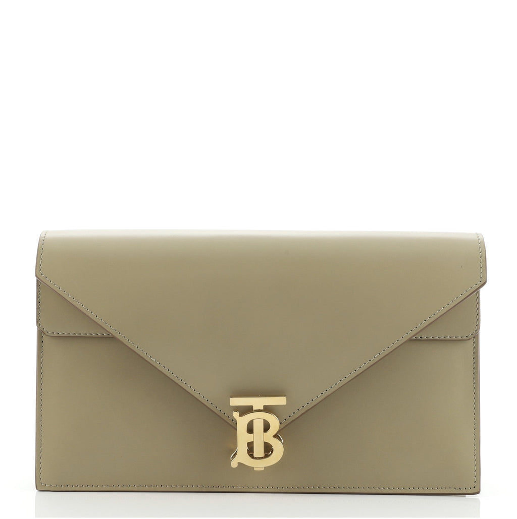 TB Envelope Clutch Leather Small
