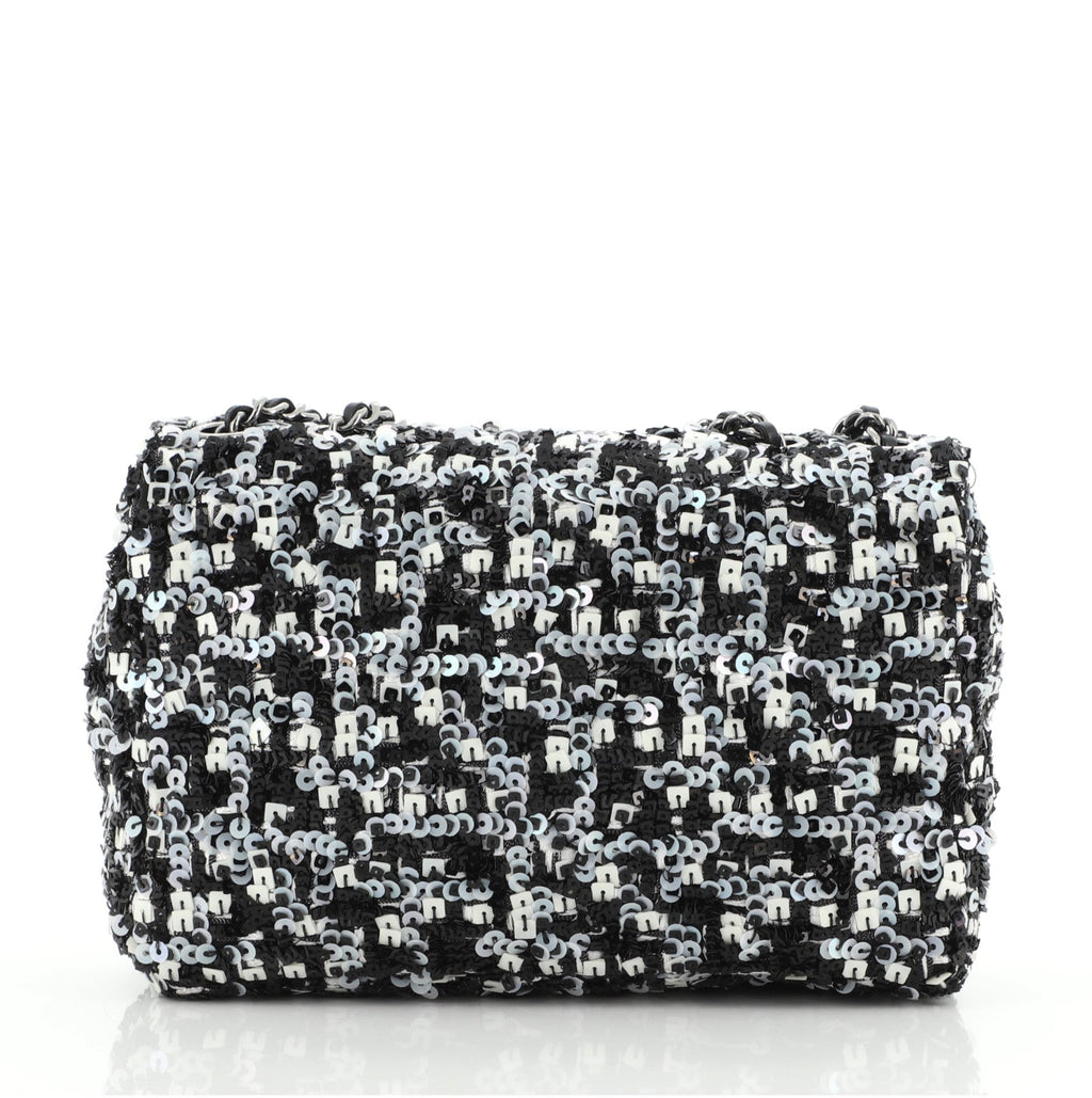 CC Chain Flap Bag Multicolor Sequins Mini
