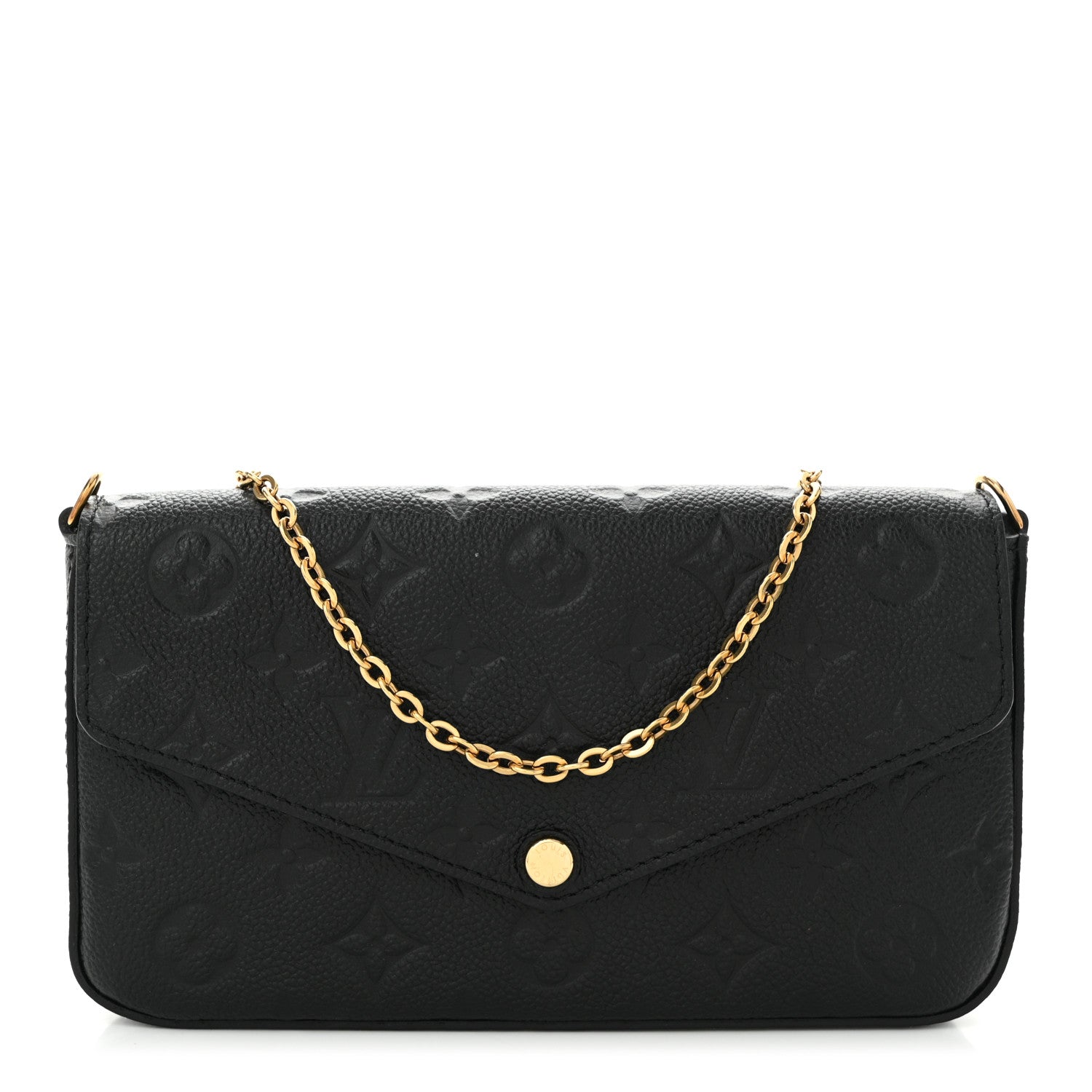 Empreinte Pochette Felicie Chain Wallet Black