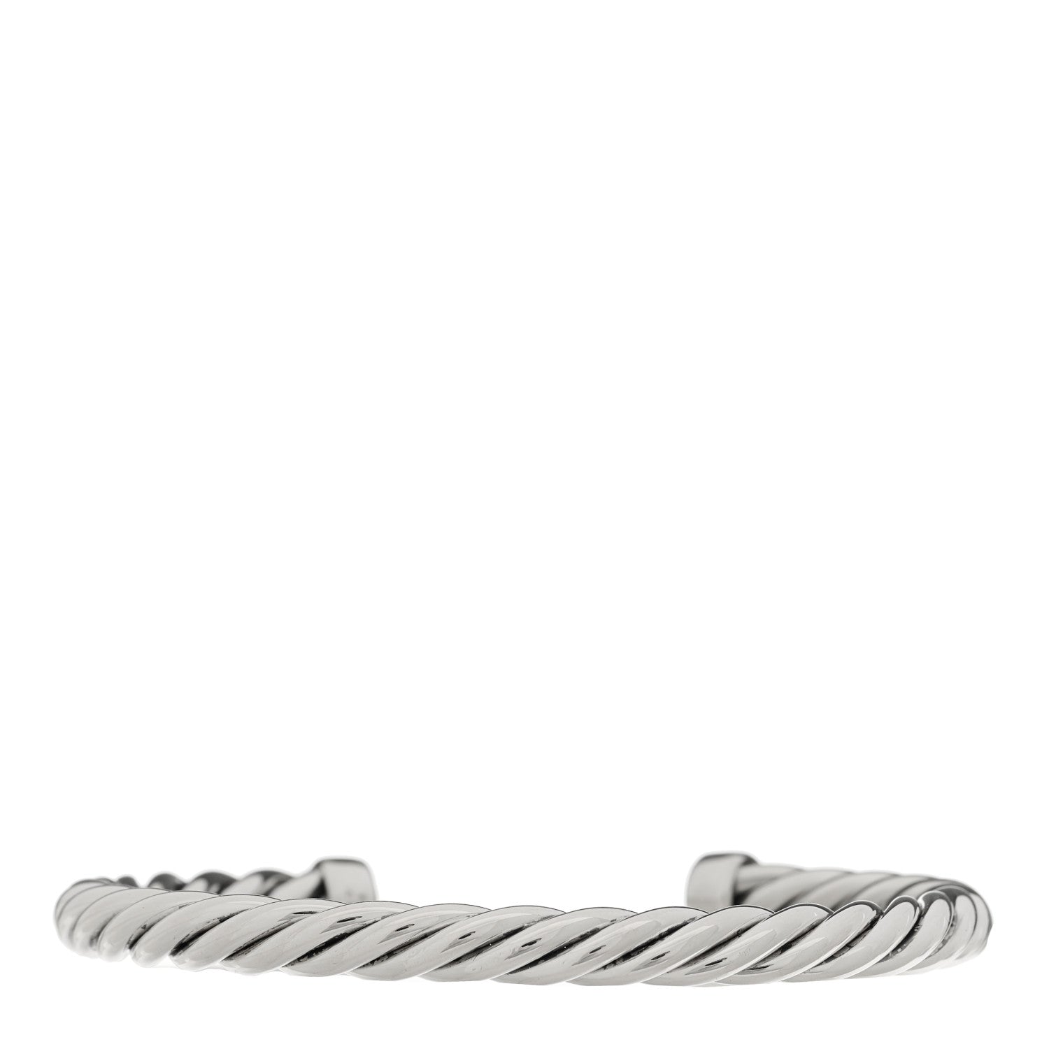 Sterling Silver Lapis Lazuli 6mm Cable Classic Cuff Bracelet