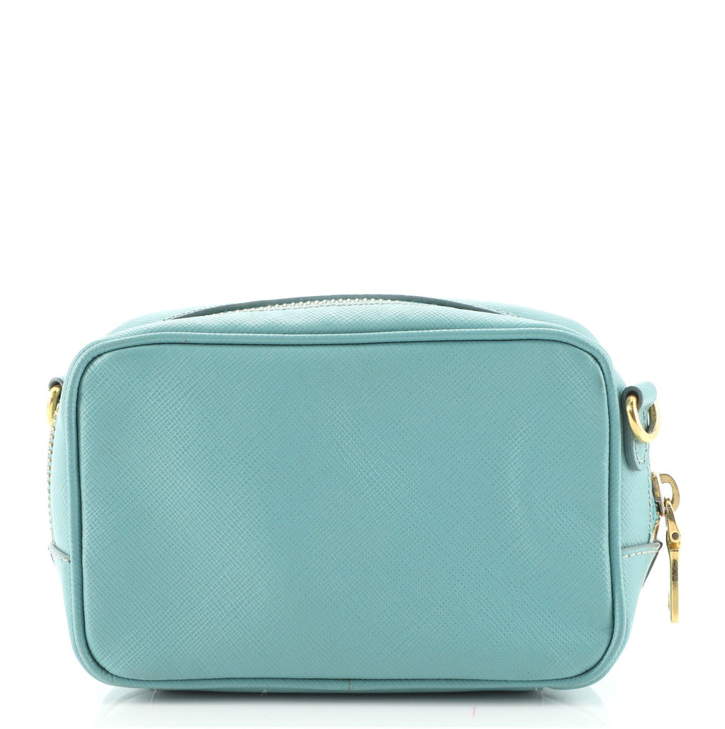 Zip Crossbody Bag Saffiano Leather Mini