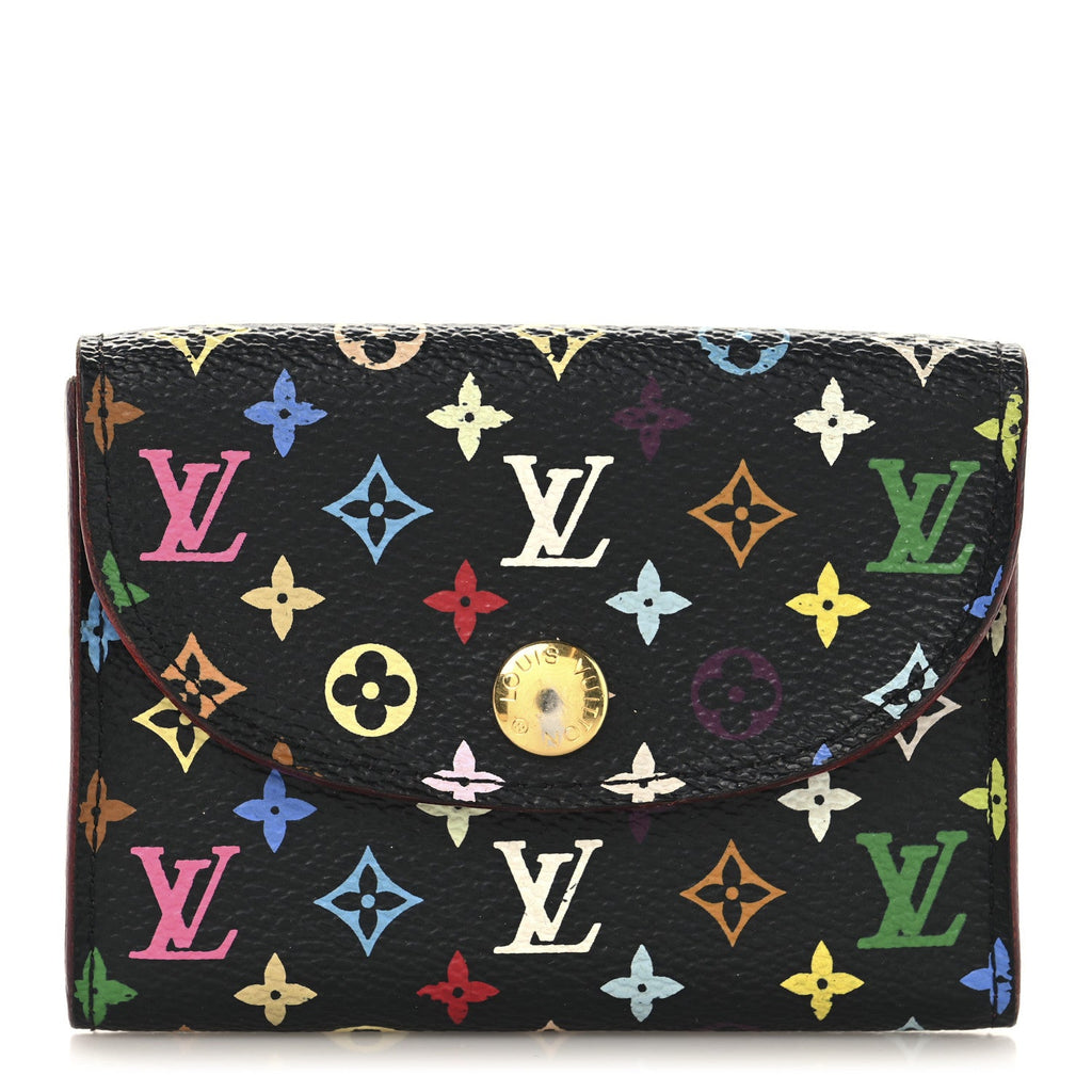 Monogram Multicolor Business  Holder Black Grenade