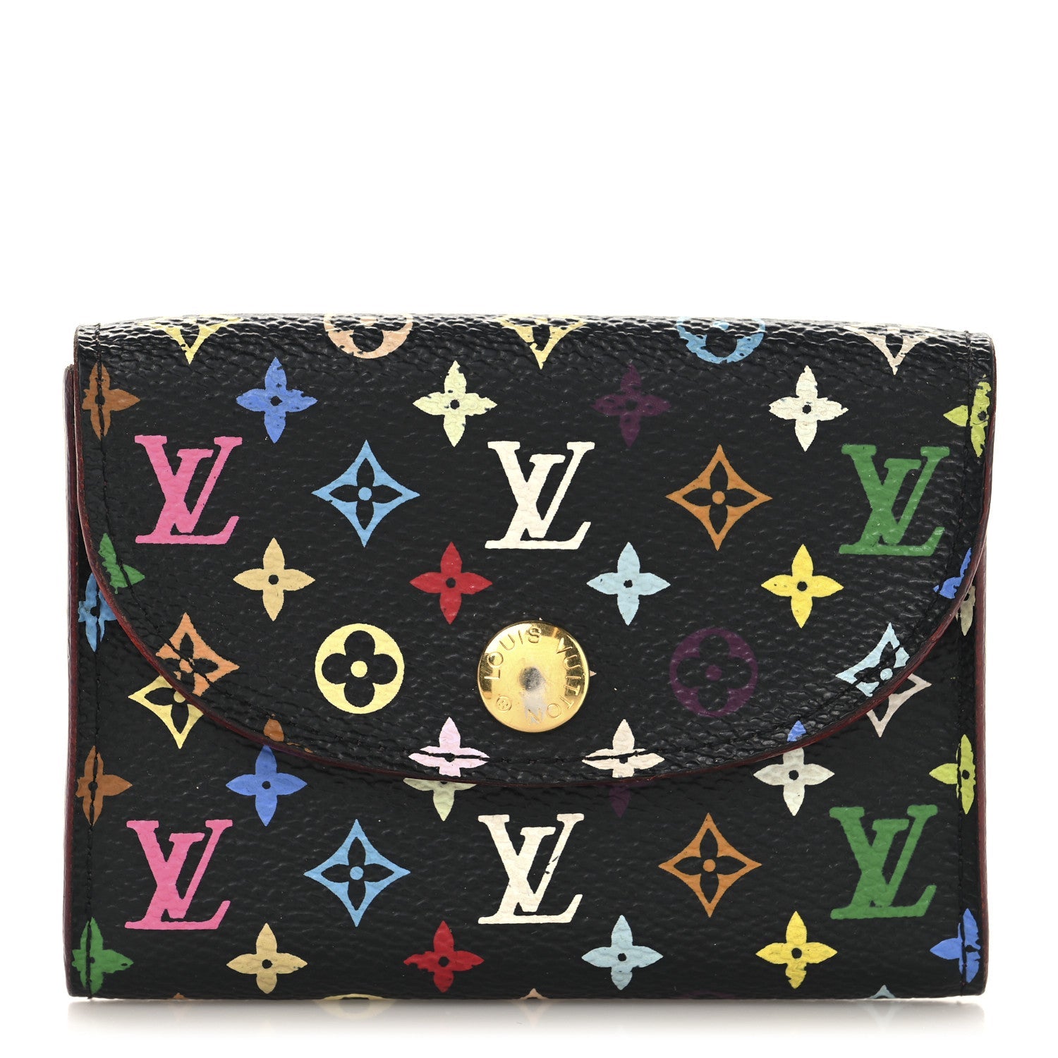 Monogram Multicolor Business  Holder Black Grenade