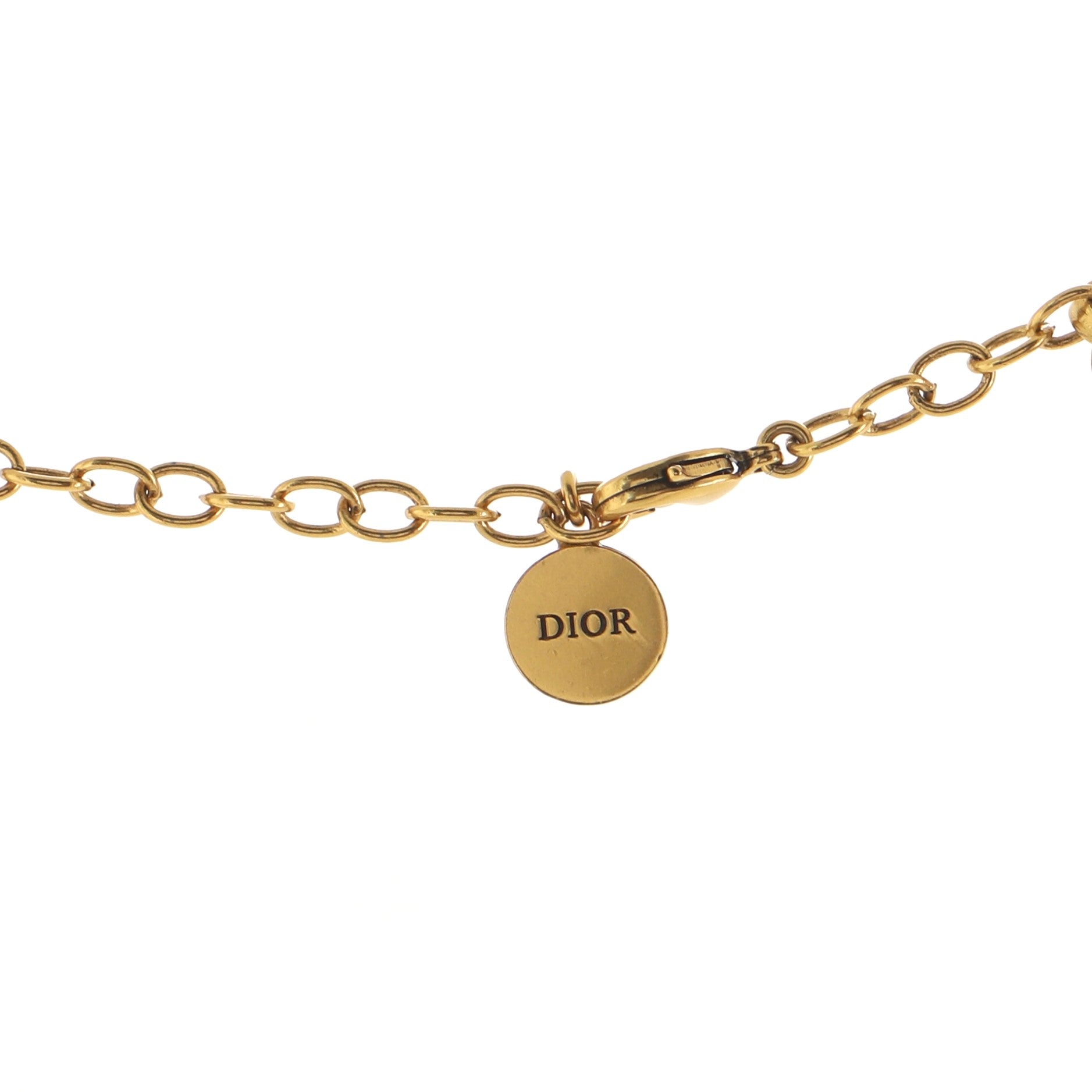 30 Montaigne CD Chain-Link Choker Necklace Metal