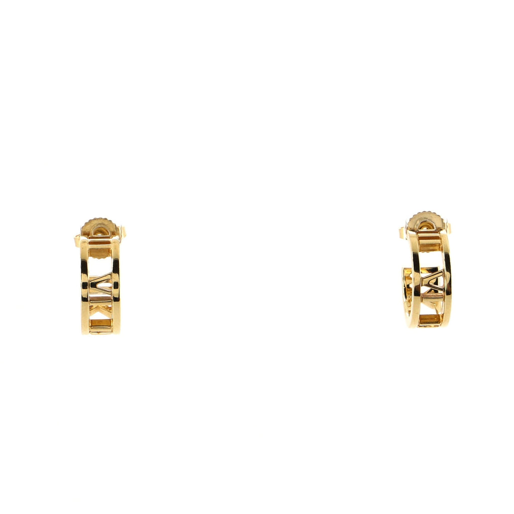 Atlas Hoop Earring Earrings 18K Yellow Gold Mini