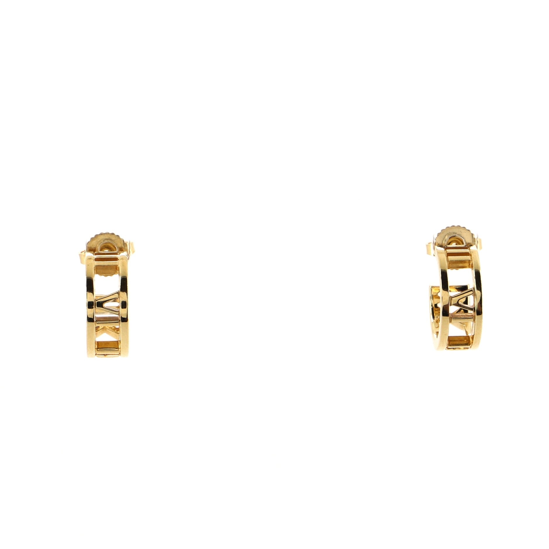 Atlas Hoop Earring Earrings 18K Yellow Gold Mini