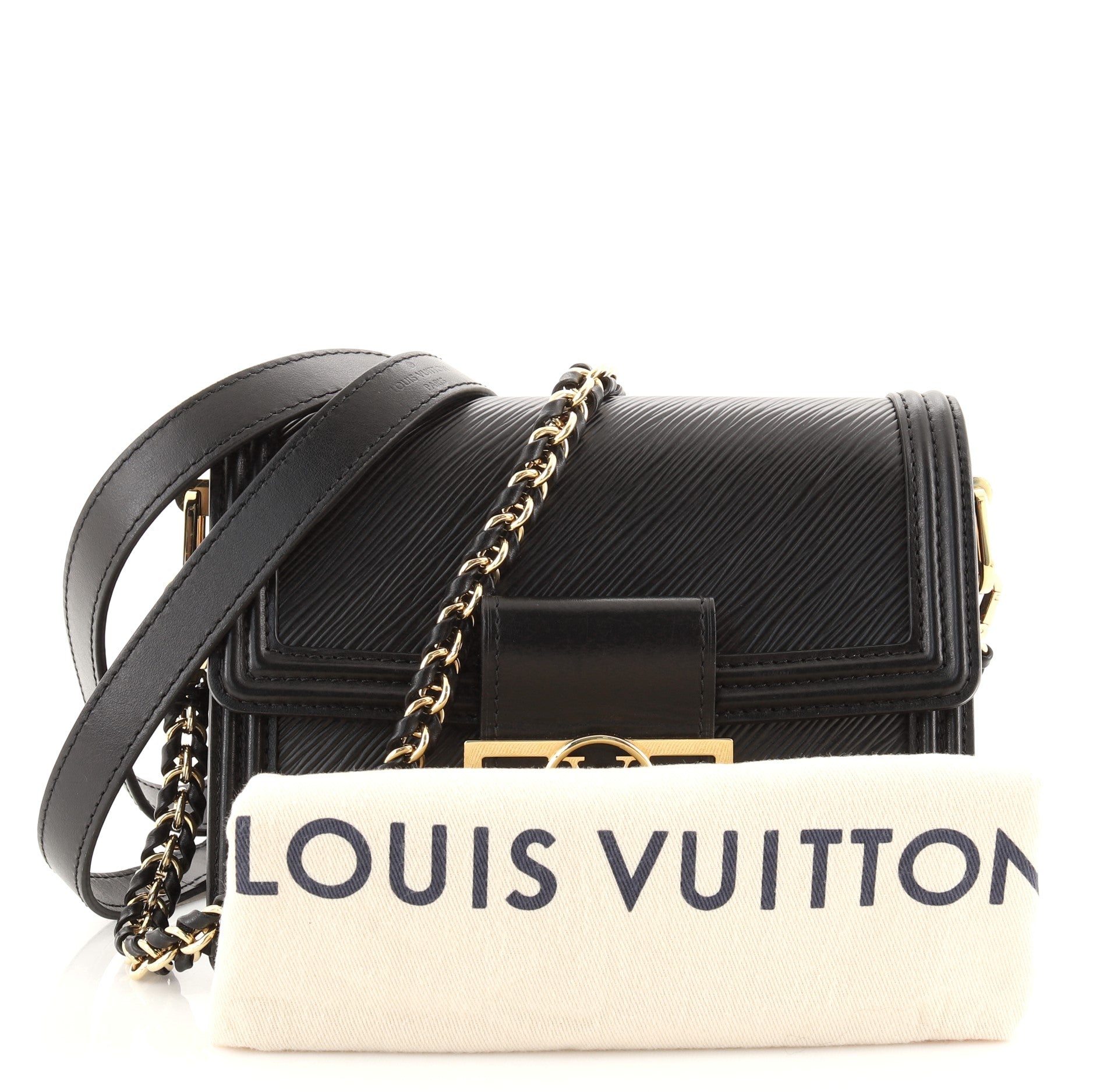 Dauphine Shoulder Bag Epi Leather Mini