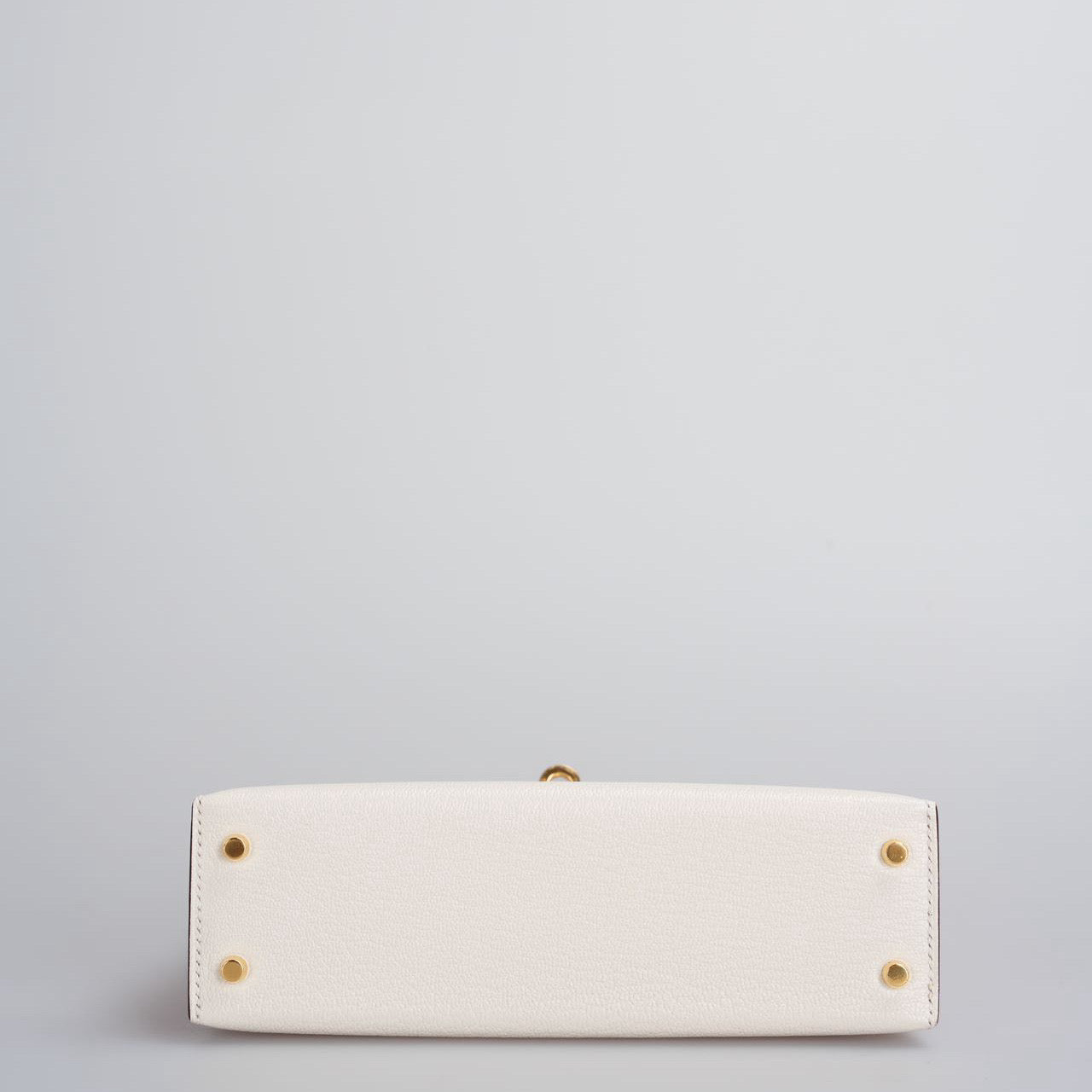 Hermes Mini Kelly 20cm HSS in Chèvre Mysore Nata with Rose Sakura