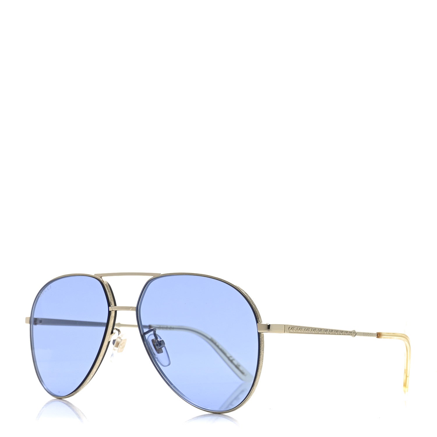 Metal Aviator Sunglasses GG0356S Blue