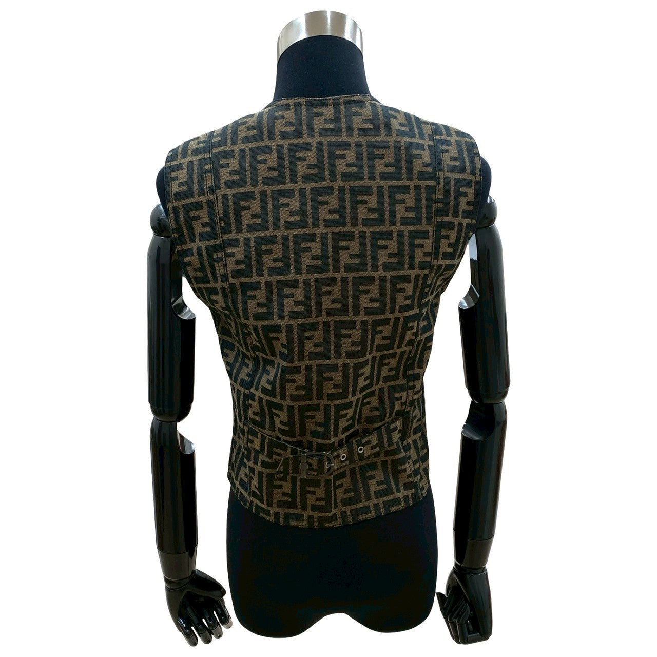 Fendi FF Logo Polyester Cotton Vest