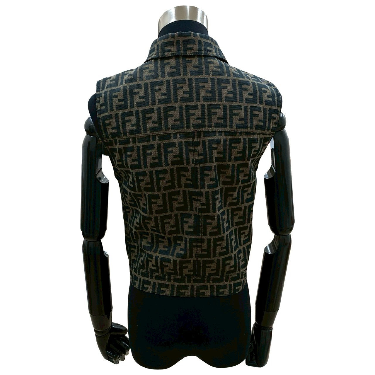 Fendi FF Logo Polyester Cotton Vest