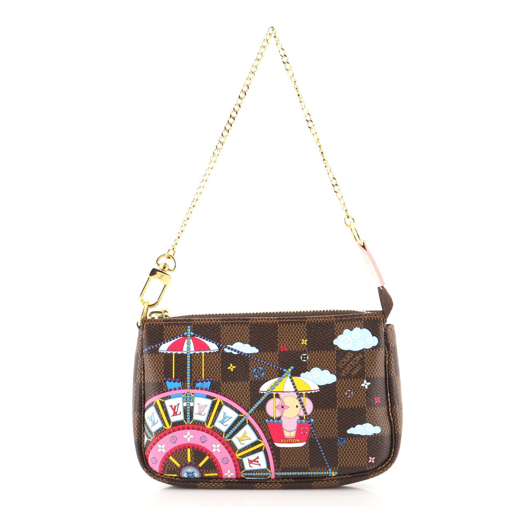 Pochette Accessoires Limited Edition Vivienne Xmas Damier Mini