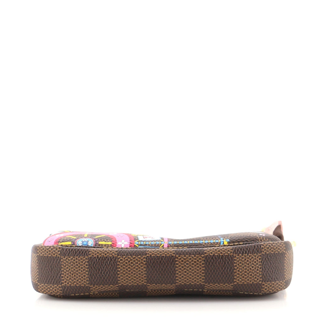 Pochette Accessoires Limited Edition Vivienne Xmas Damier Mini