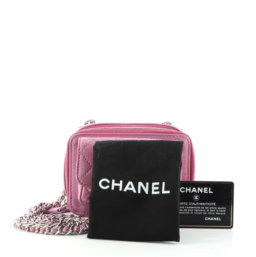 Pocket Box Camera Case Quilted Patent Mini