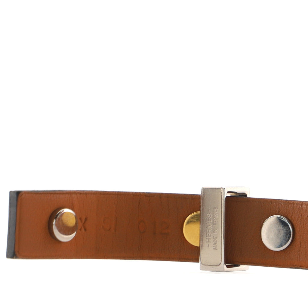 Mini Dog Clous Square Bracelet Leather