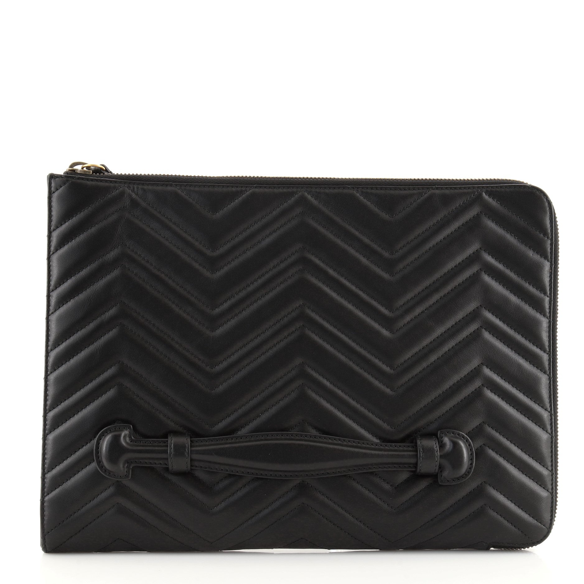 GG Marmont Portfolio Clutch Matelasse Leather