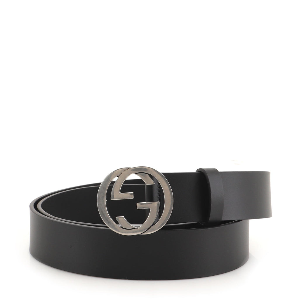Interlocking G Belt Leather Wide 105