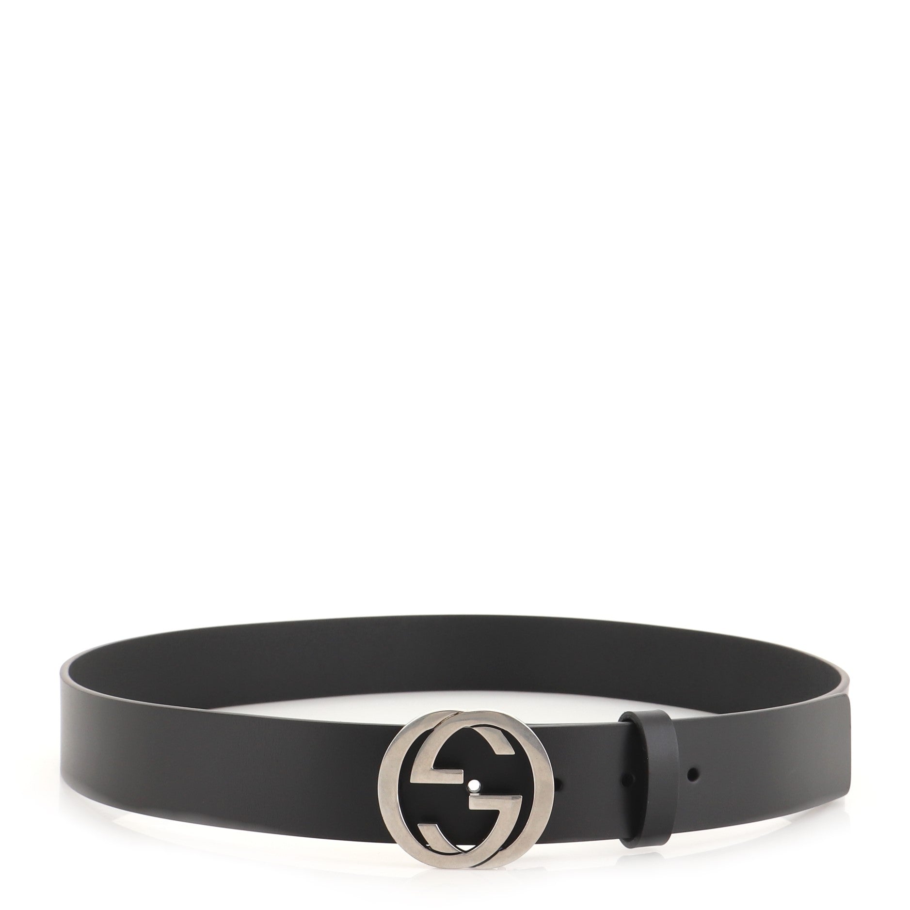 Interlocking G Belt Leather Wide 105