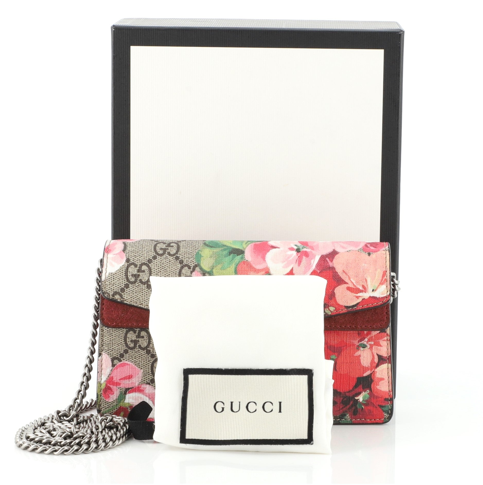 Dionysus Bag Blooms Print GG Coated Canvas Super Mini