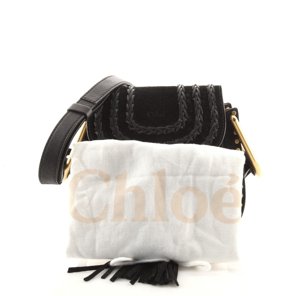 Hudson Handbag Whipstitch Suede Mini