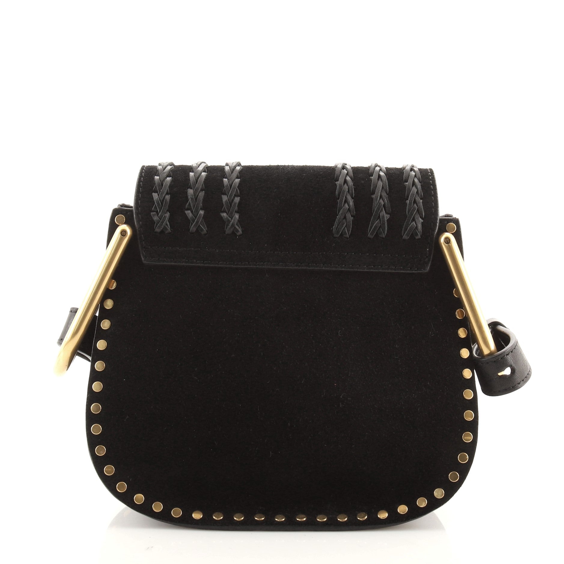 Hudson Handbag Whipstitch Suede Mini