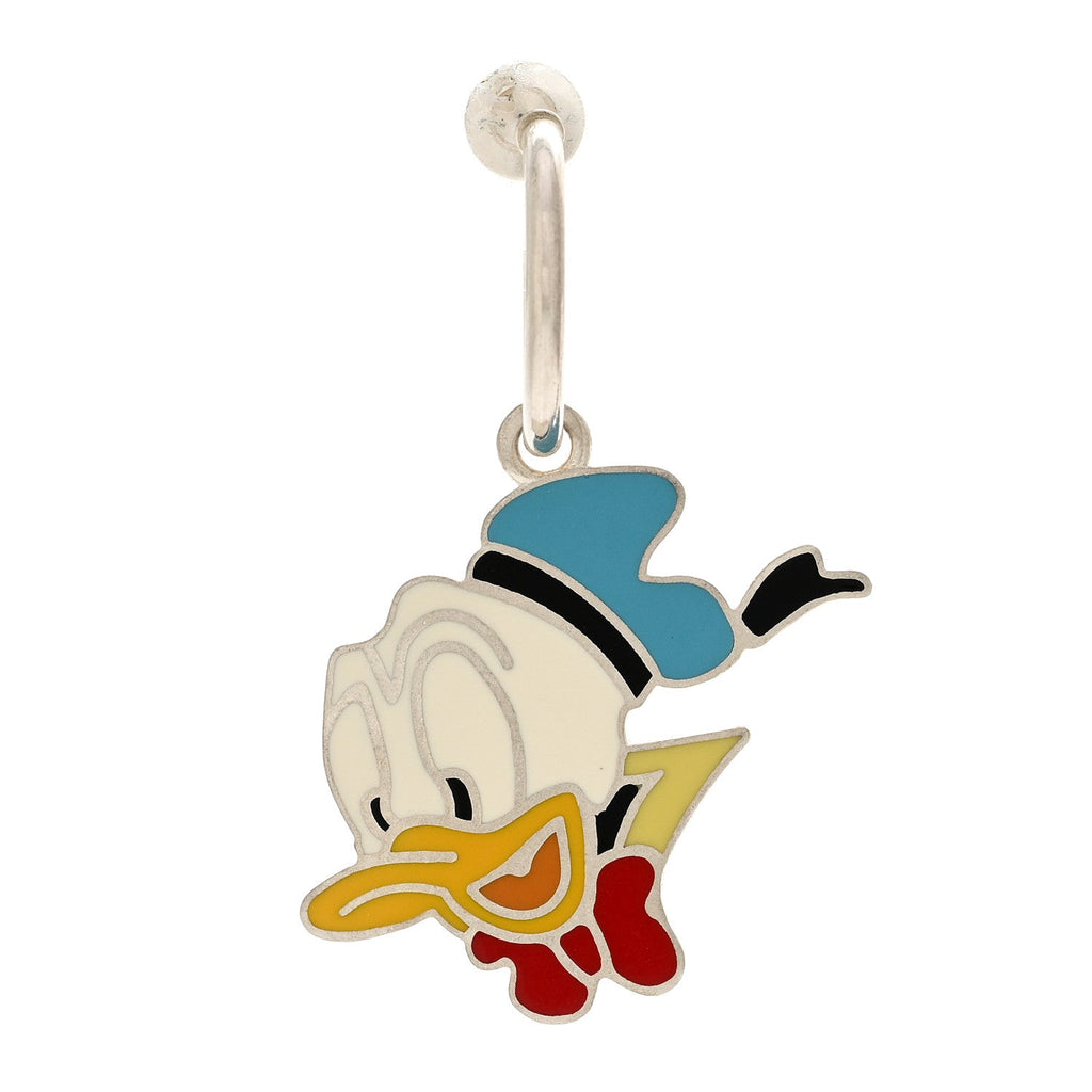 X DISNEY Sterling Silver Enamel Donald Duck Single Earring
