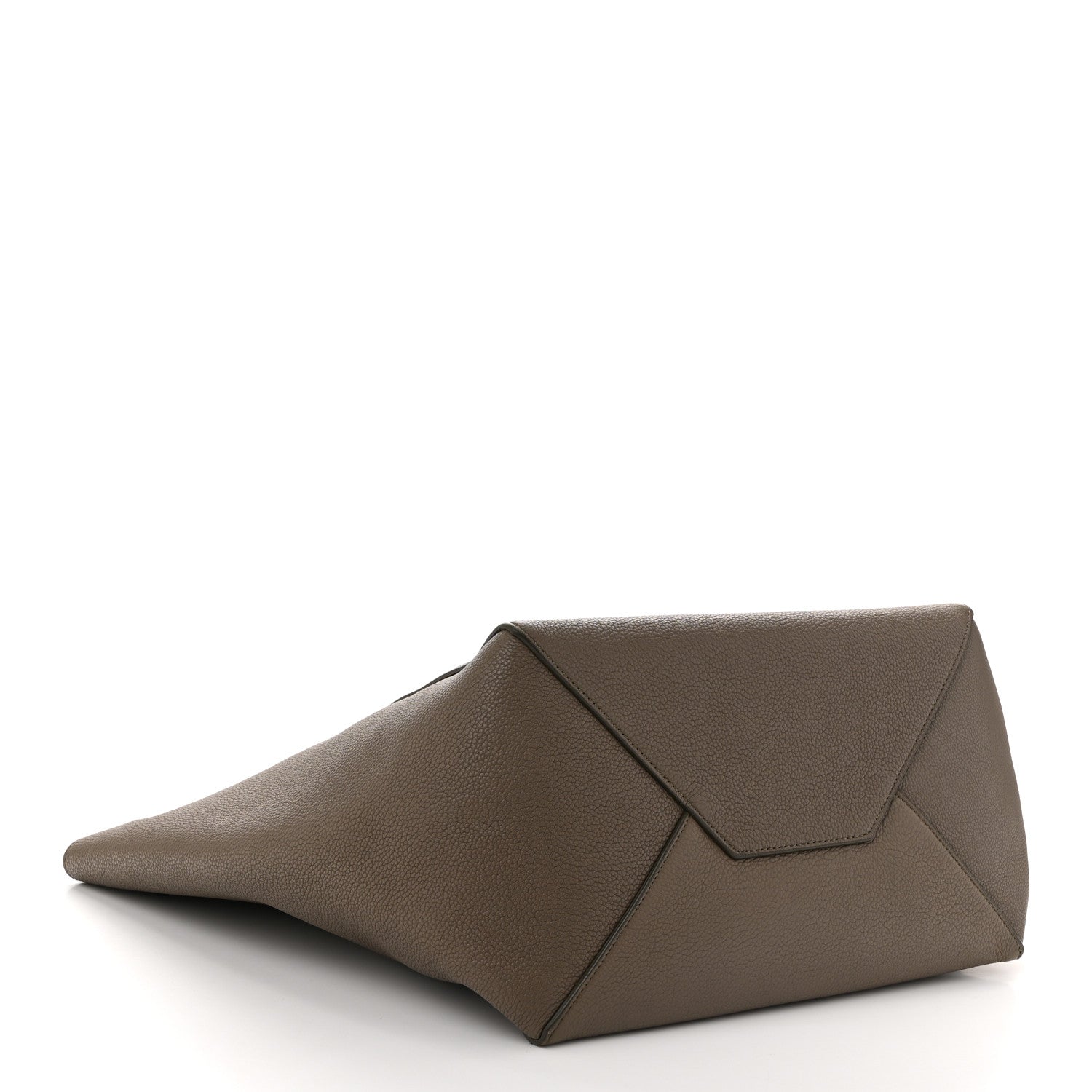 Soft Grained Calfskin Small Belt Cabas Phantom Taupe