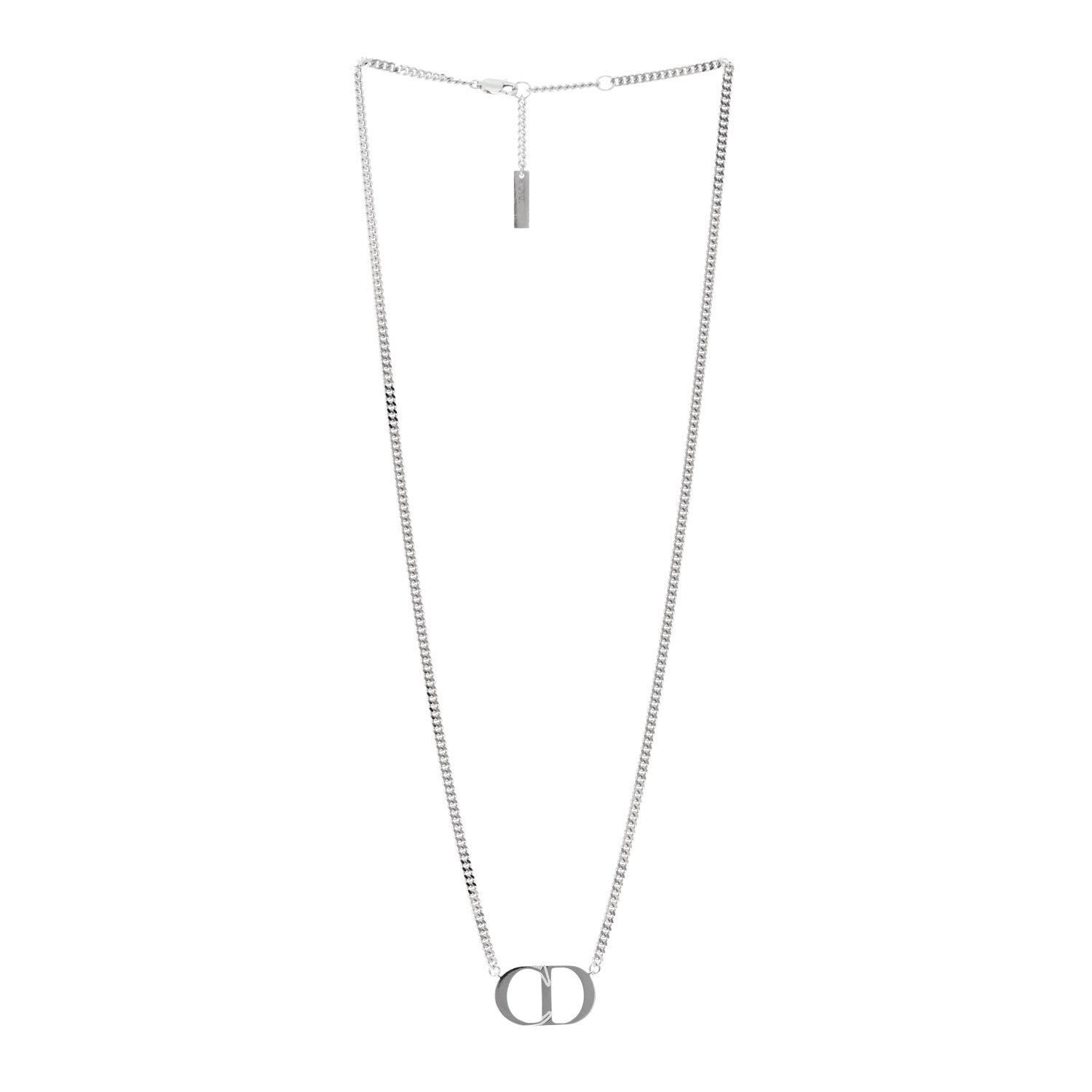 Sterling Silver CD Icon Pendant Necklace