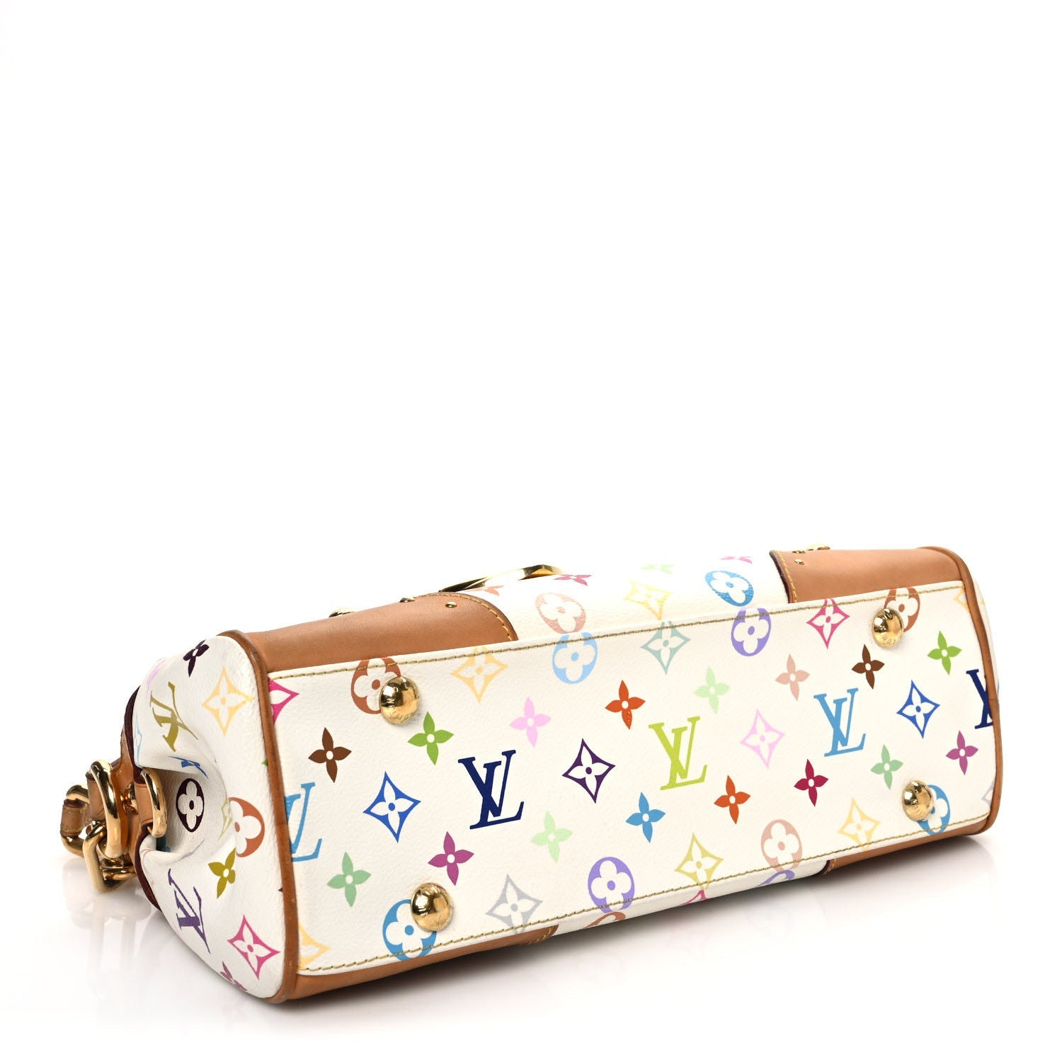 Monogram Multicolor Beverly MM White