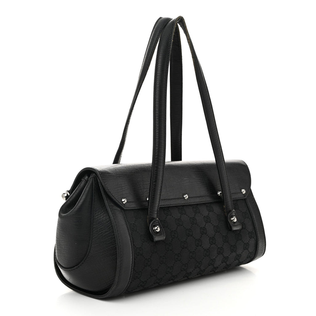 Monogram Bamboo Bullet Bag Black
